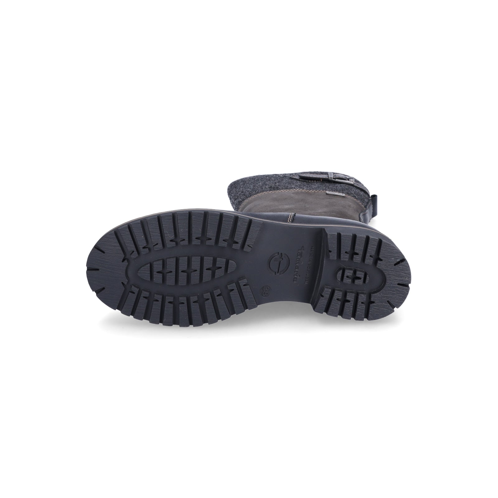Tamaris Damen Stiefel schwarz combi