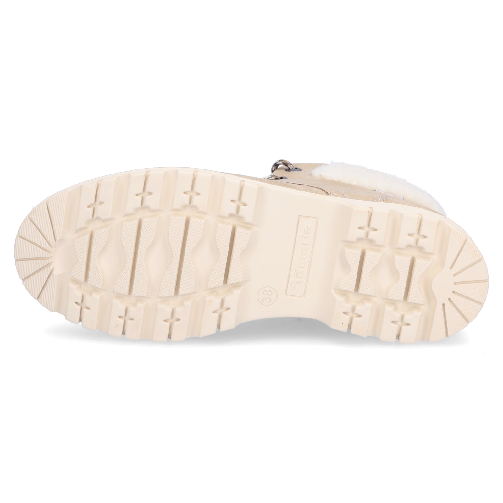 Tamaris Damen Schnürboot beige