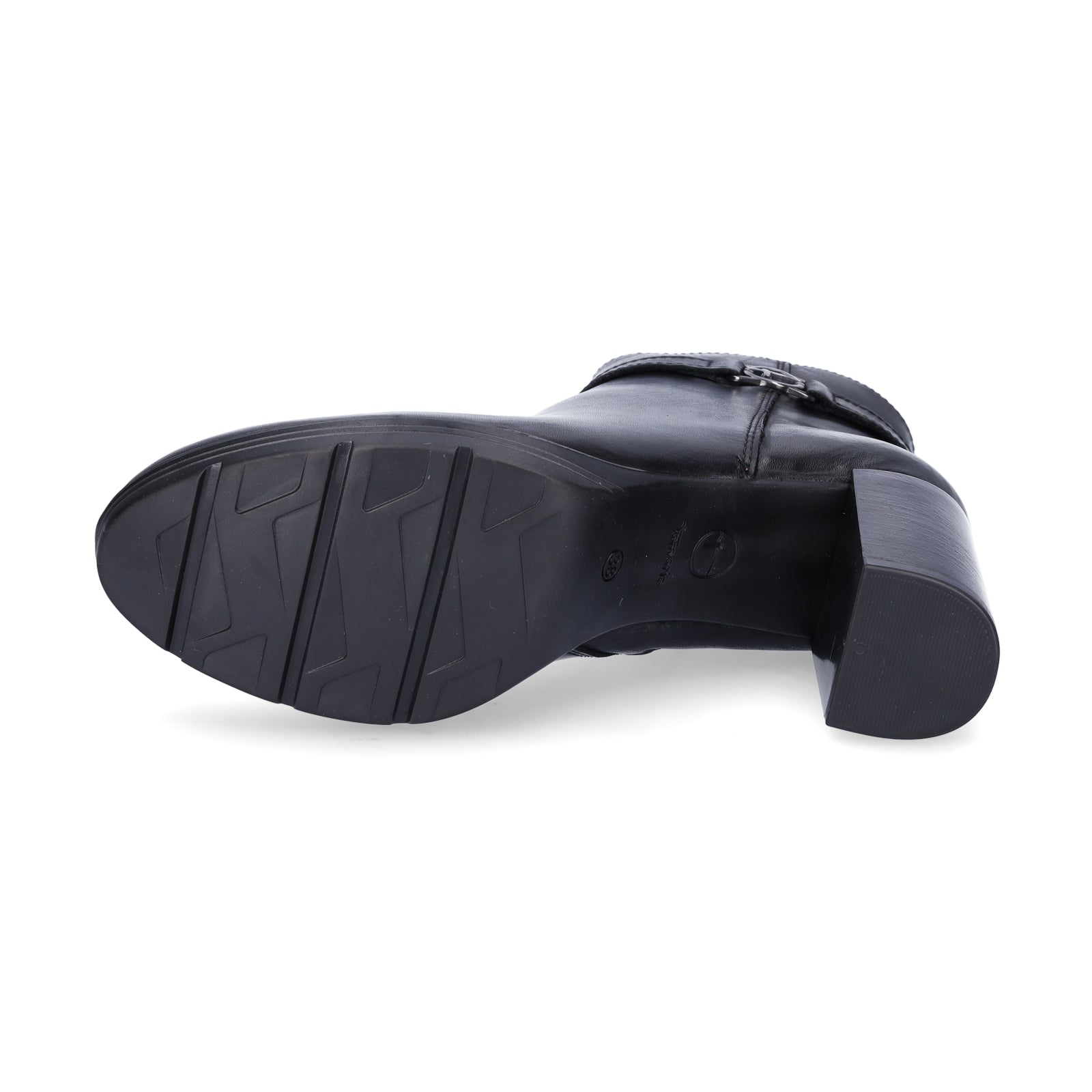 Tamaris Damen Leder Stiefelette schwarz