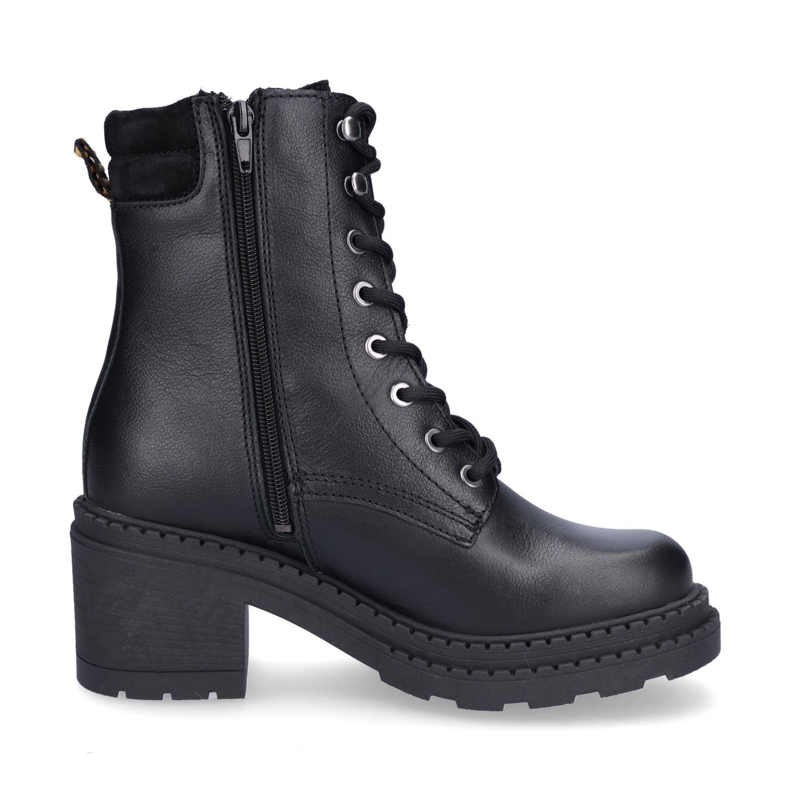 Tamaris Damen Schnürstiefelette schwarz