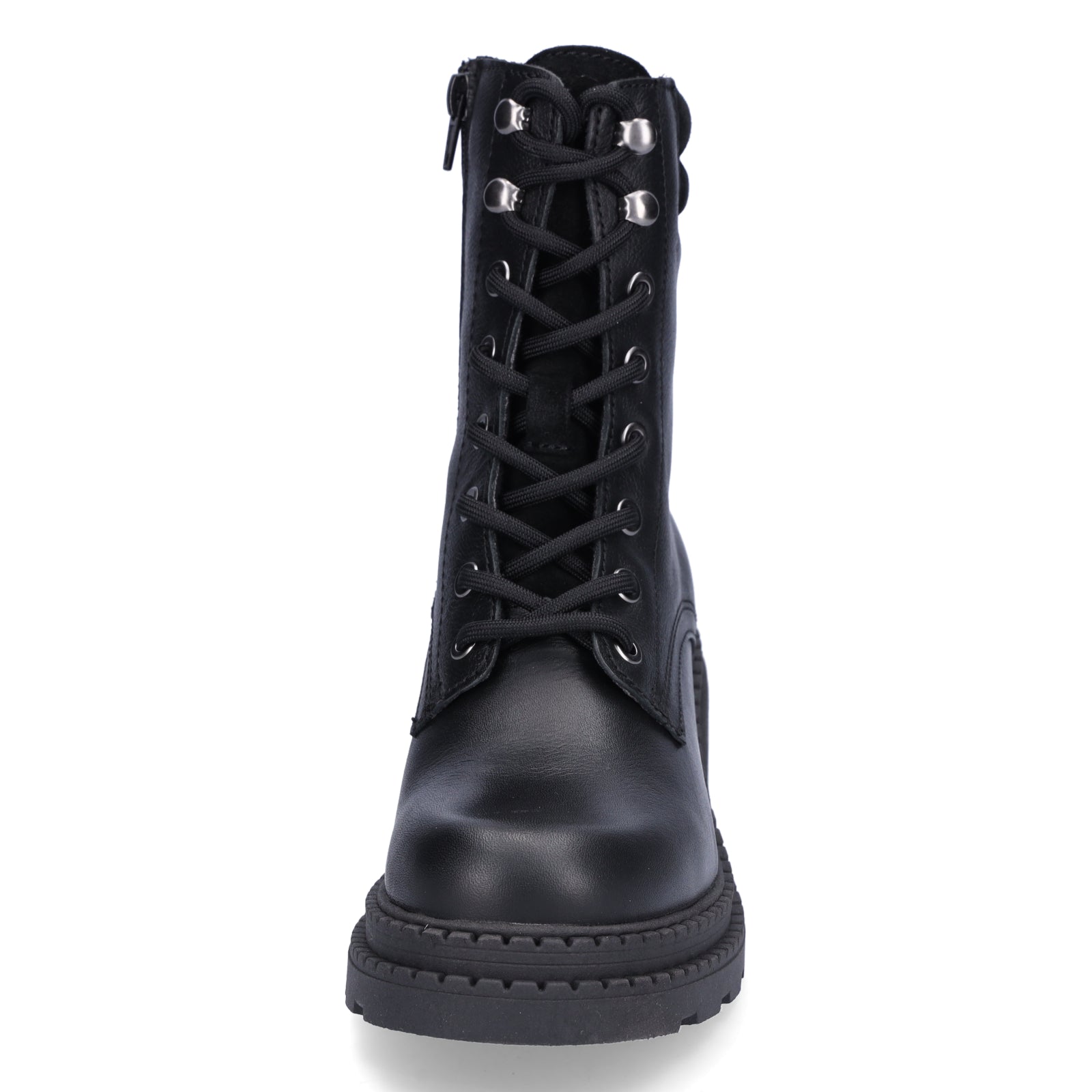 Tamaris women's lace-up ankle boots black
