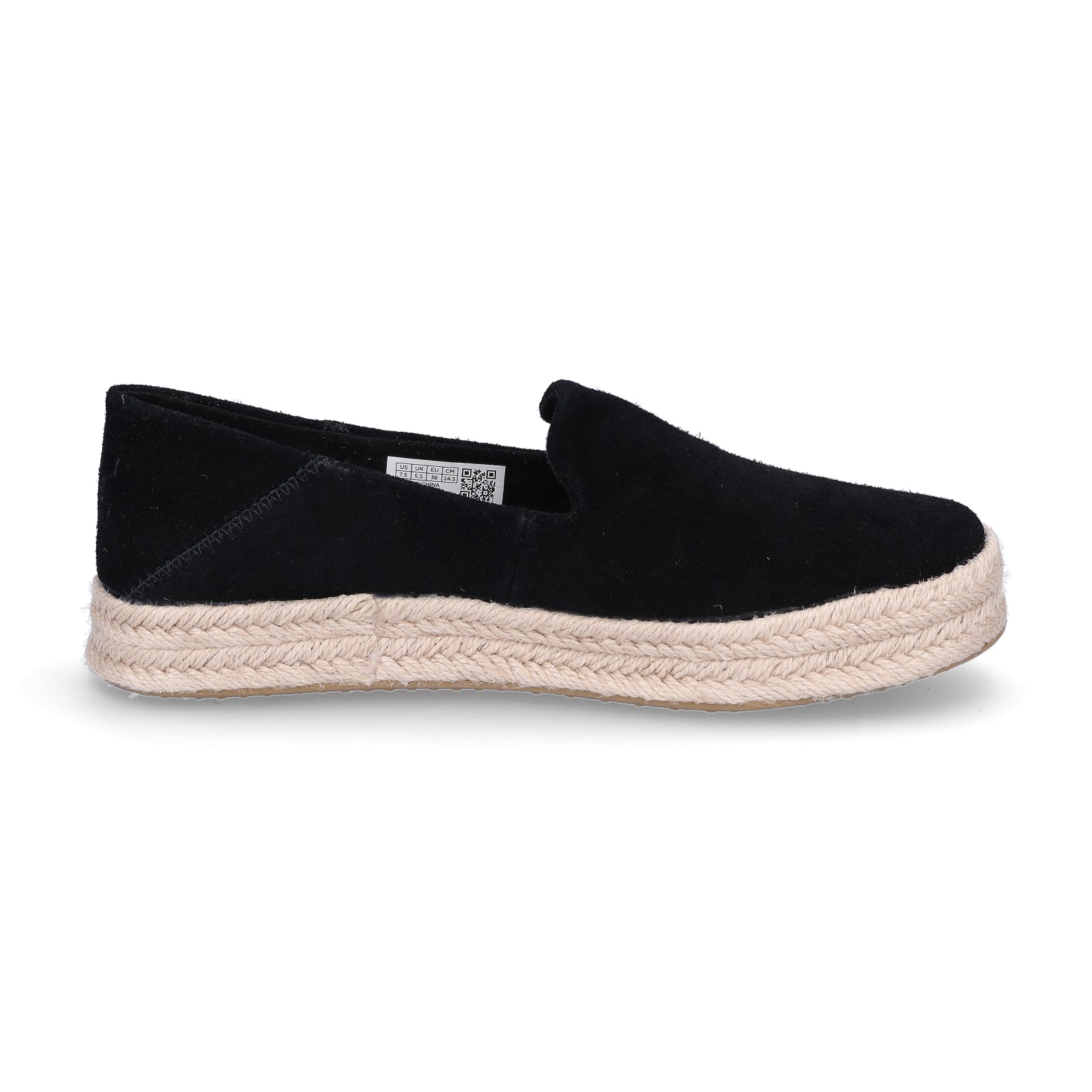 Toms women's espadrille Carolina black