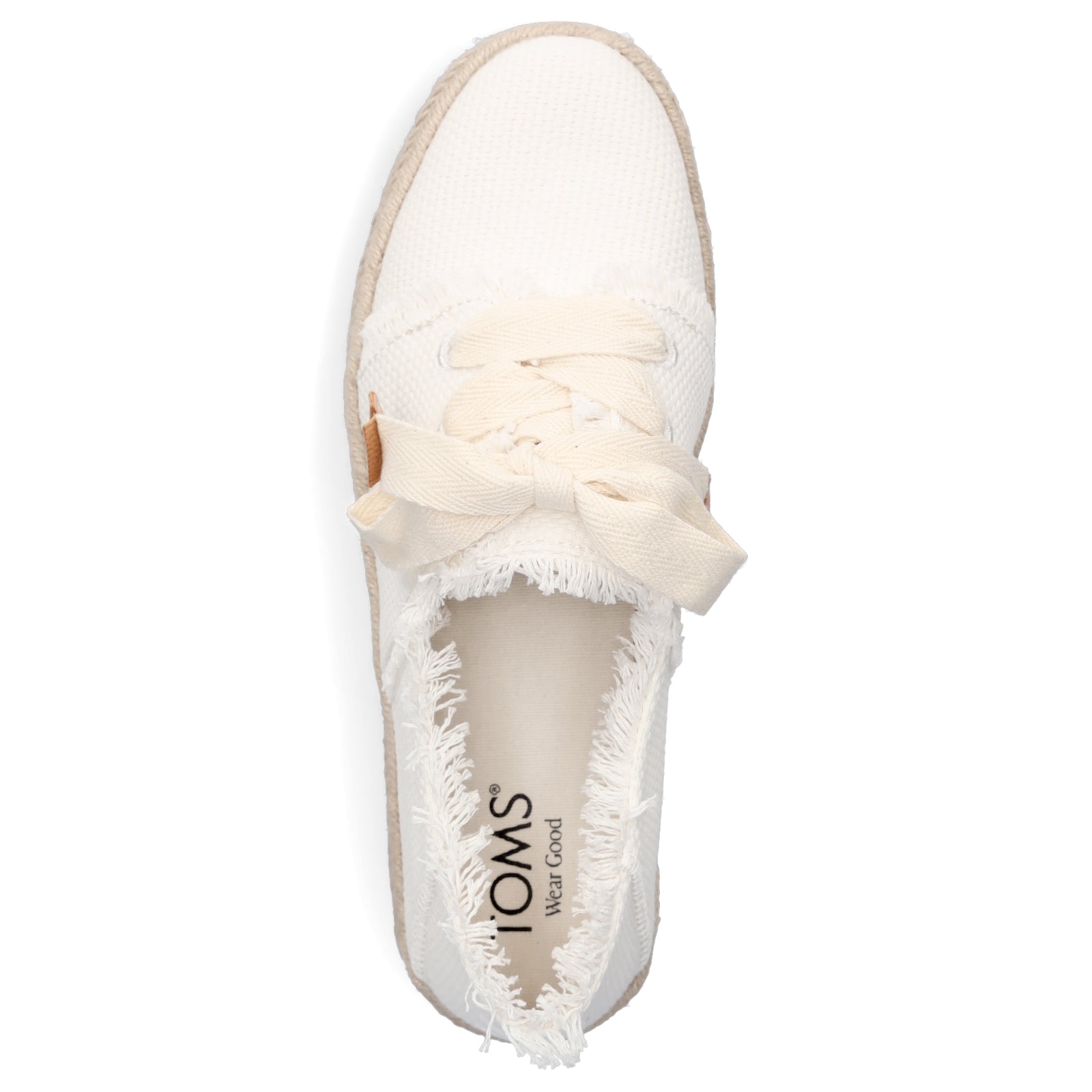 Toms Damen Schnürschuh Carolina Lace Up weiß