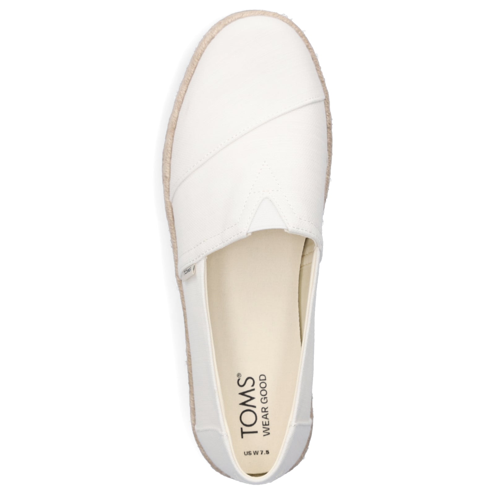 Toms Women's Espadrille Alpargata Rope 2.0 white
