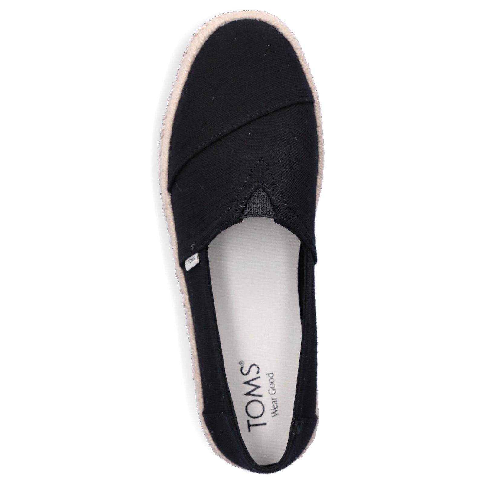 Toms women's espadrille Alpargata Rope 2.0 black