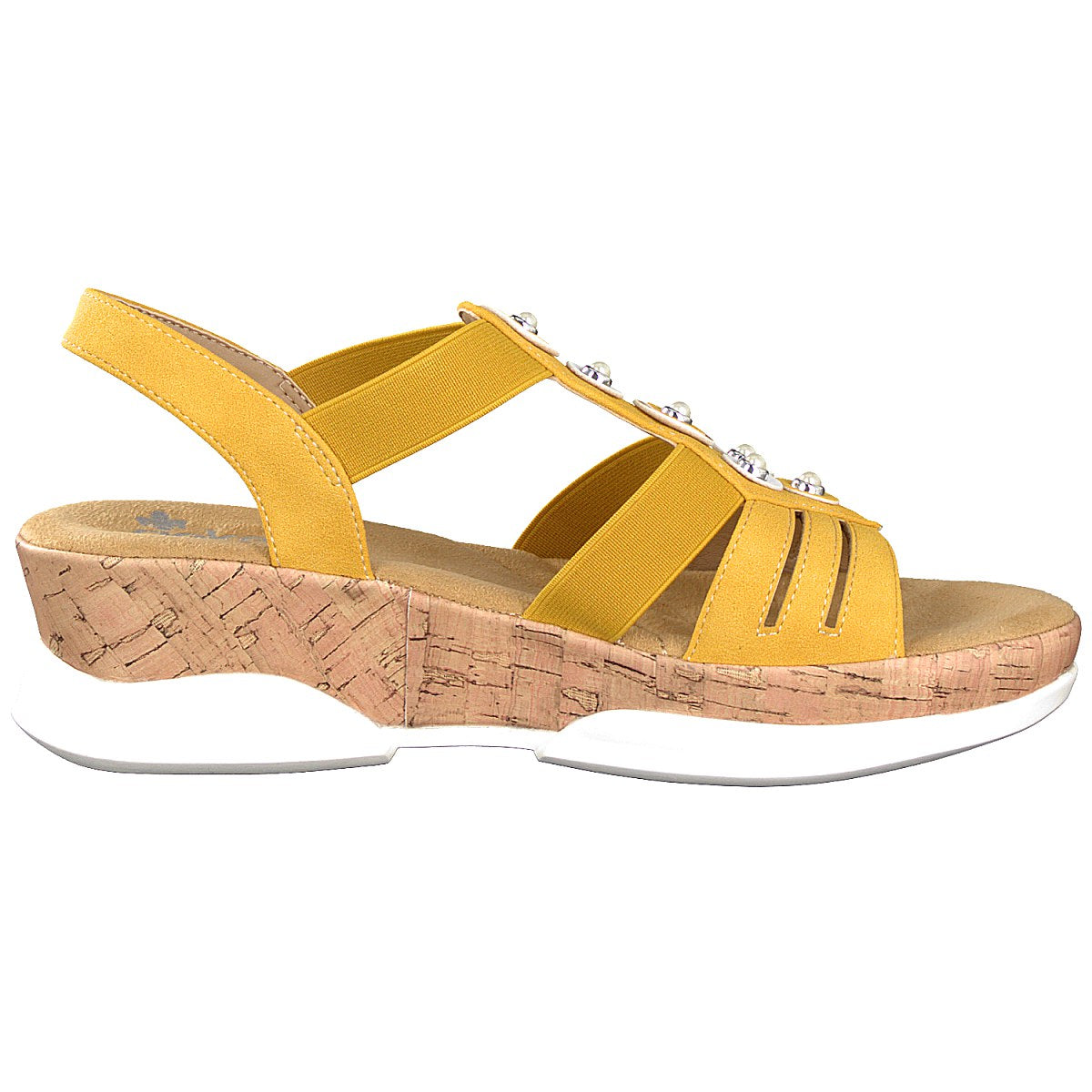 Rieker women's sandals yellow