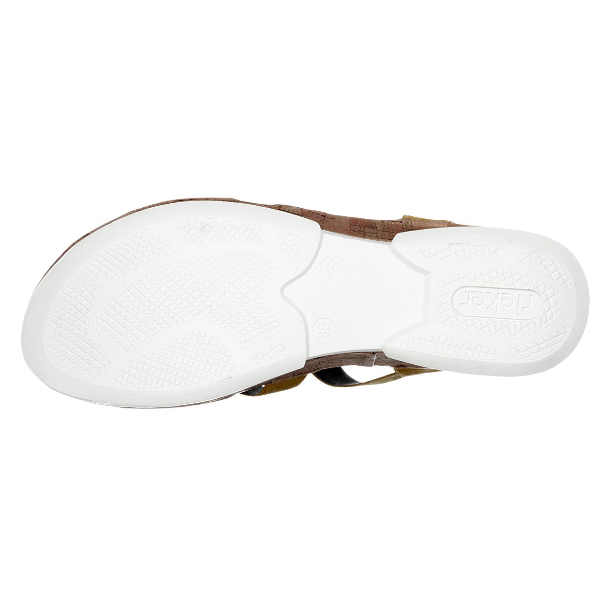 Rieker women's sandals yellow