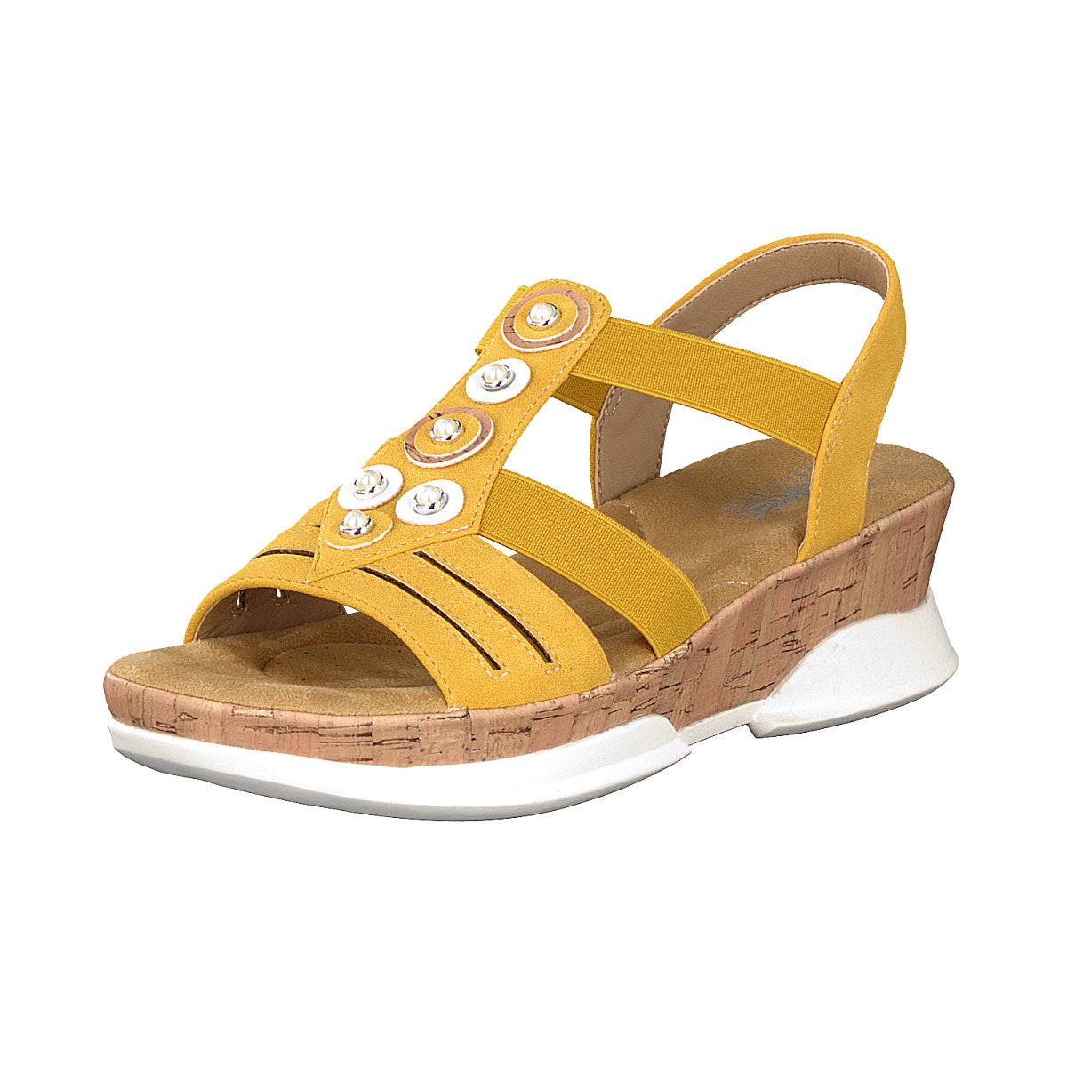 Rieker women's sandals yellow