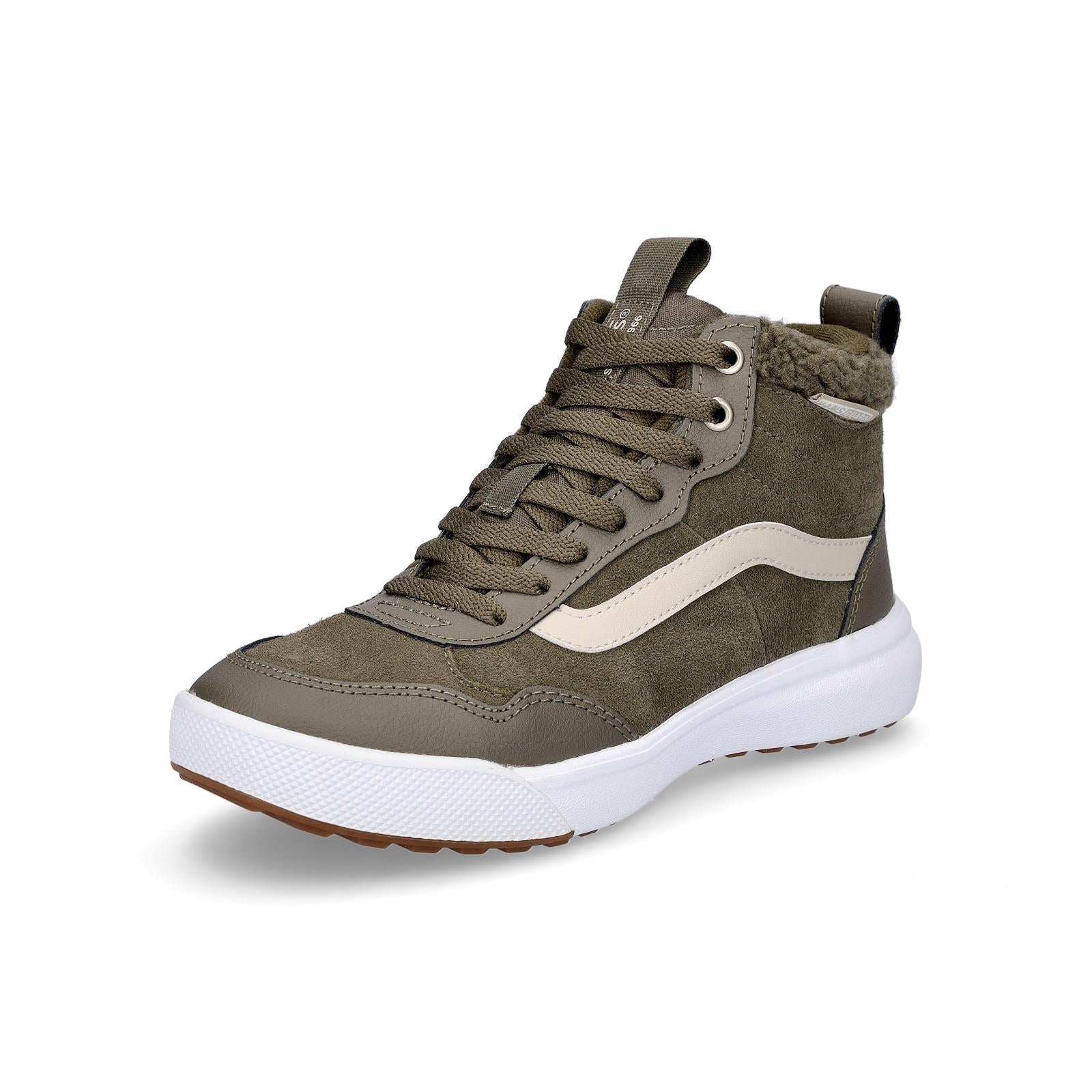 Vans women's high-top sneaker Range Exp Hi V green