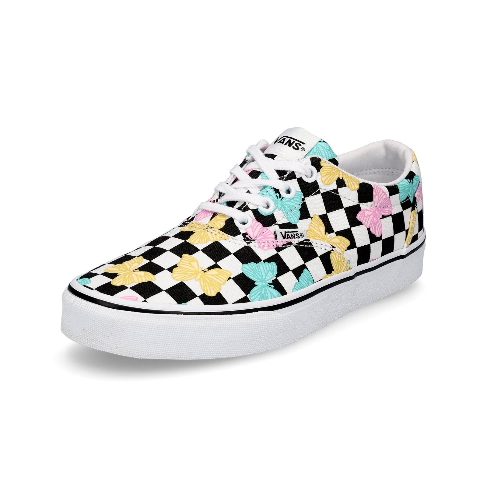 Vans women's Doheny butterfly checkerboard sneakers