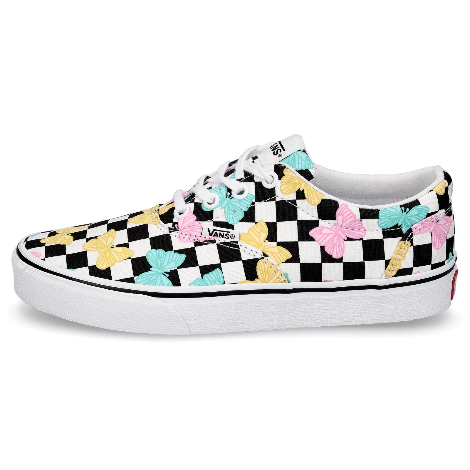 Vans women's Doheny butterfly checkerboard sneakers