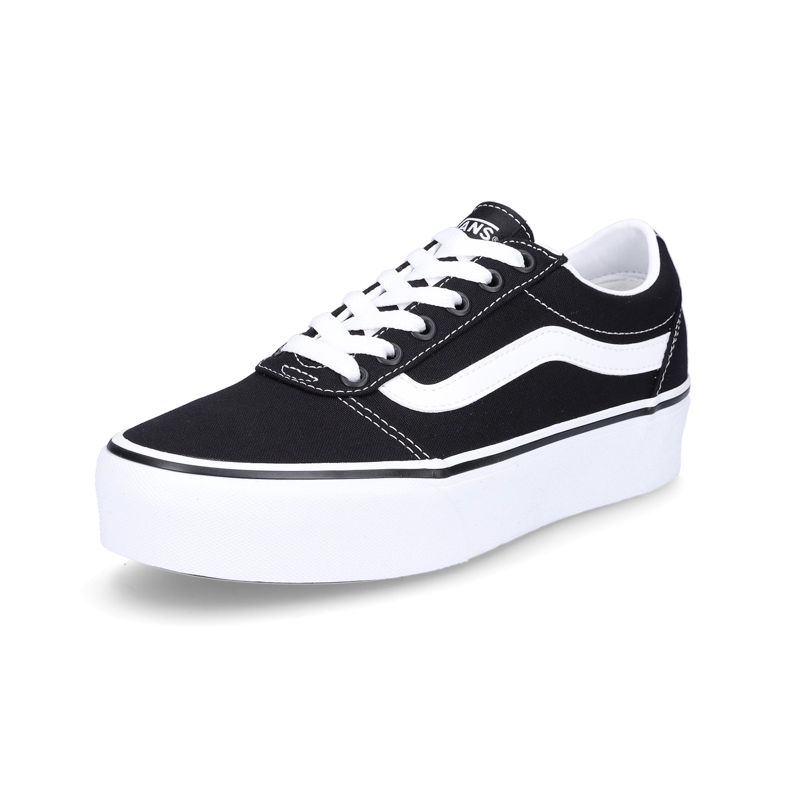 Vans Women's Sneaker Ward Platform black white