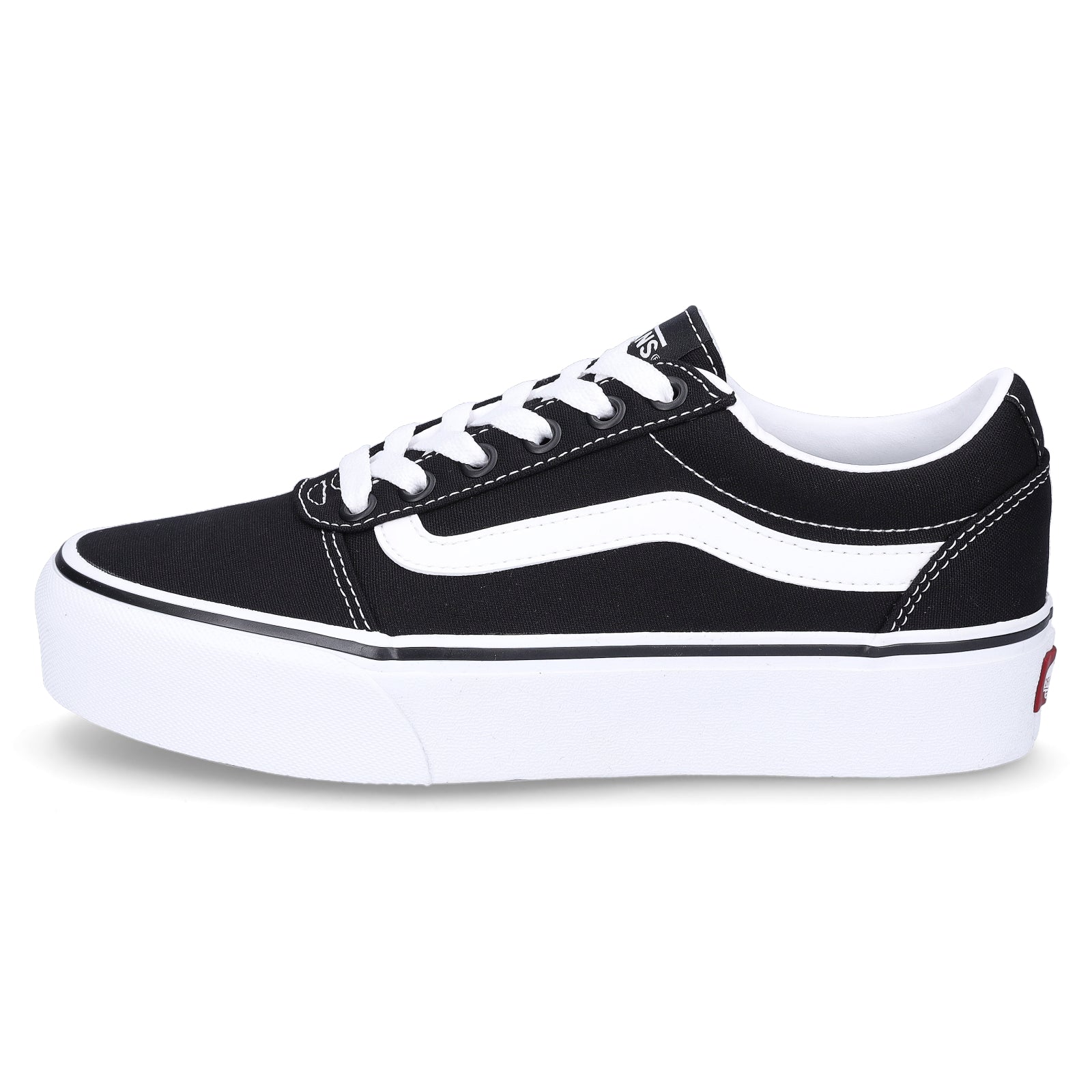 Vans Women's Sneaker Ward Platform black white