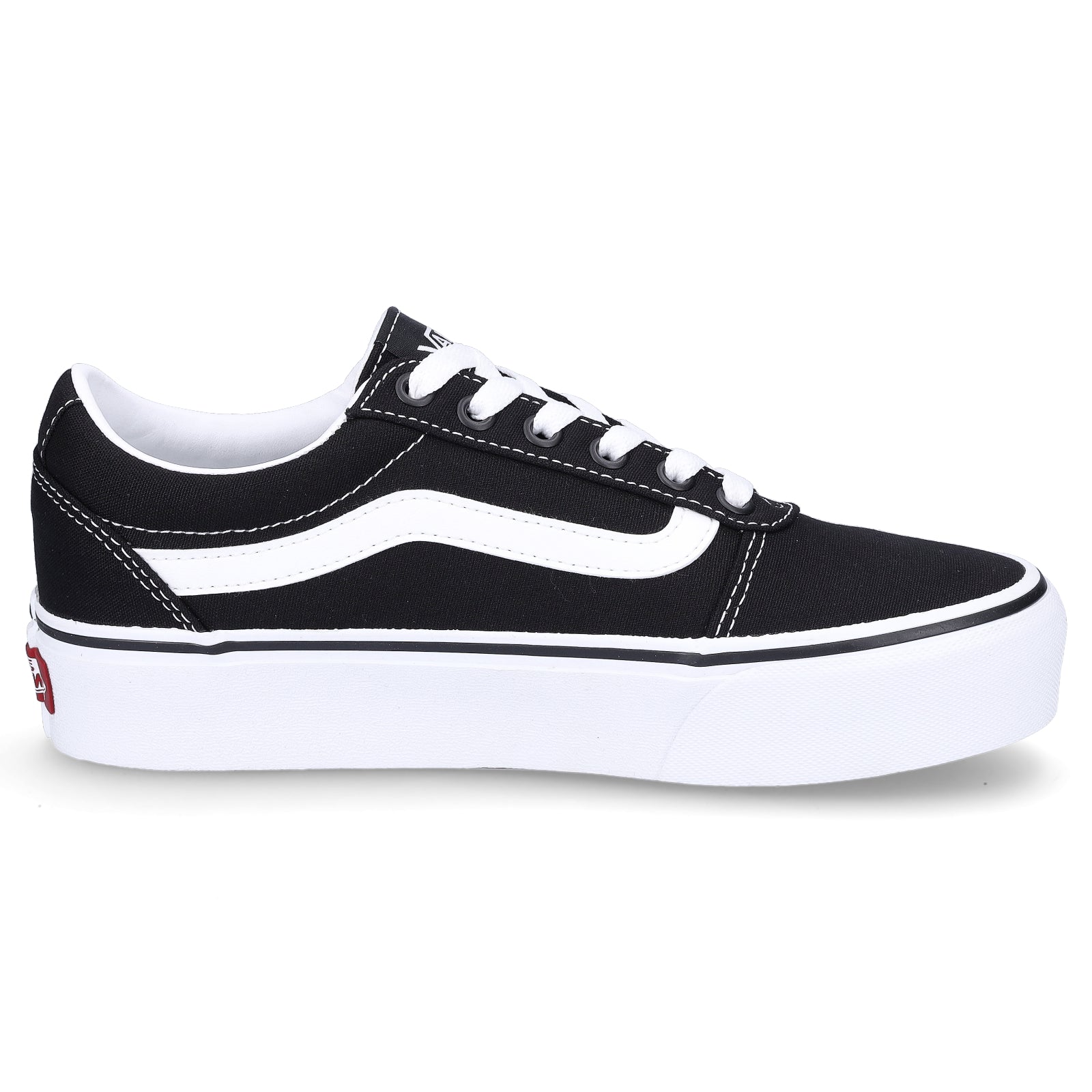Vans Women's Sneaker Ward Platform black white