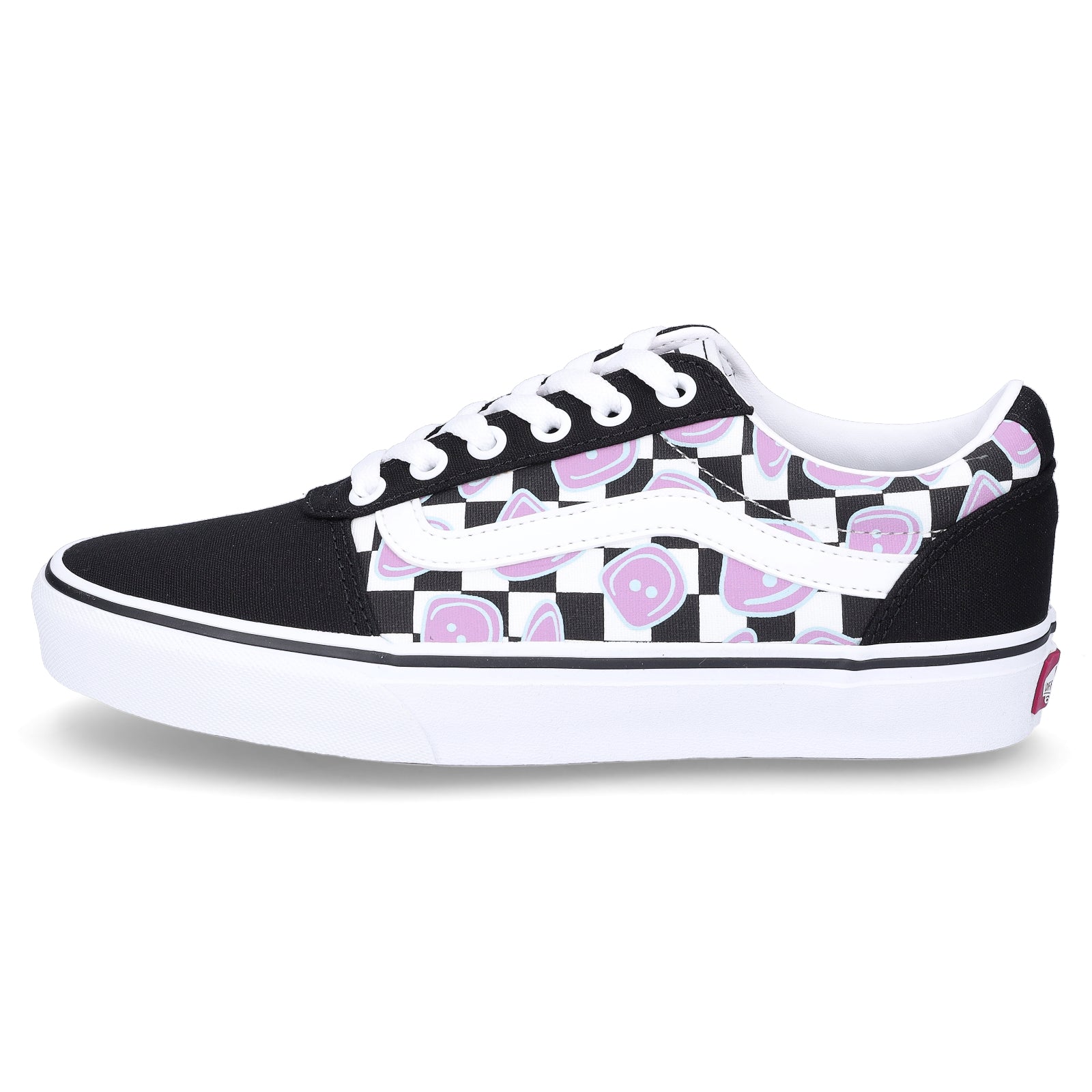 Vans Damen Sneaker Ward schwarz smiley