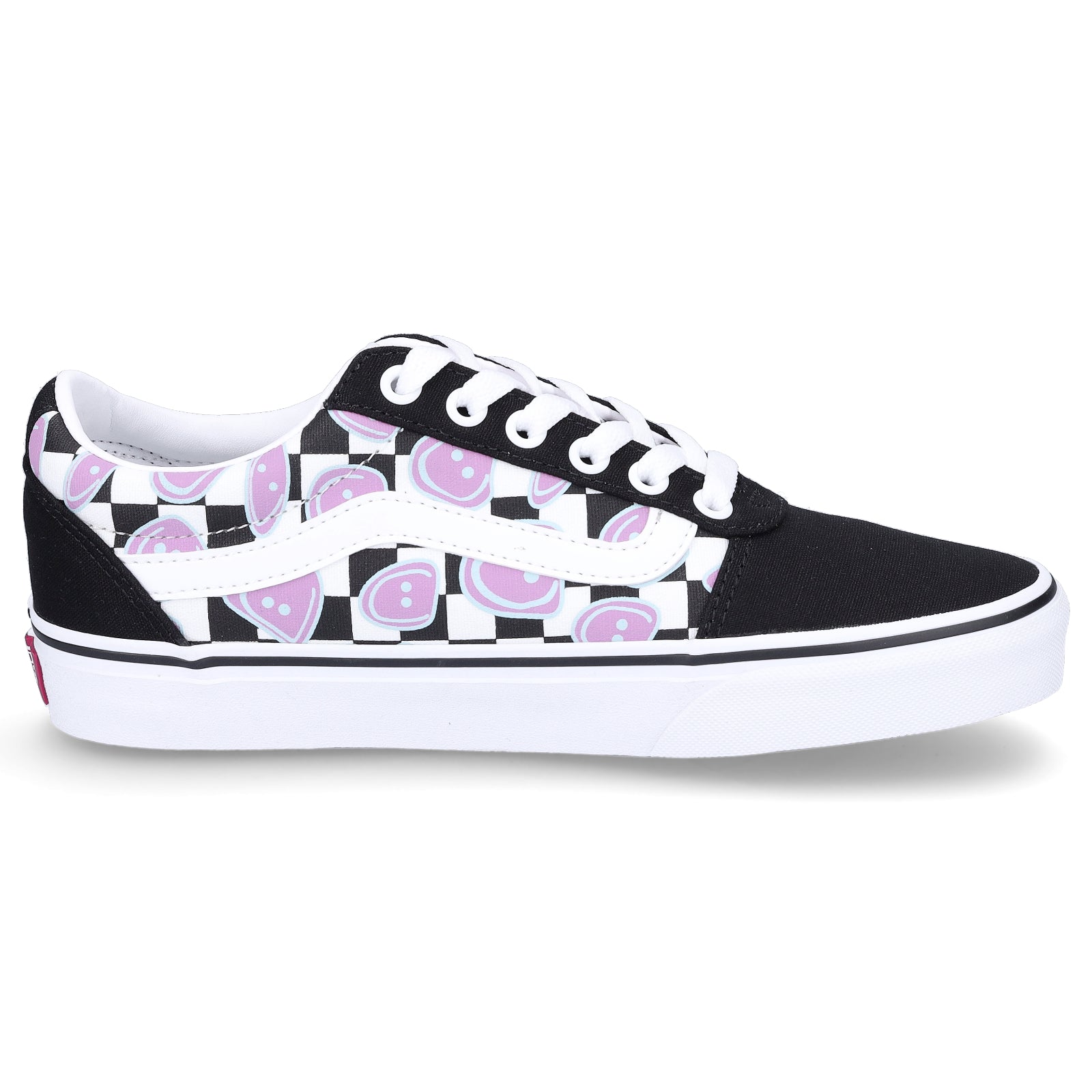 Vans Damen Sneaker Ward schwarz smiley