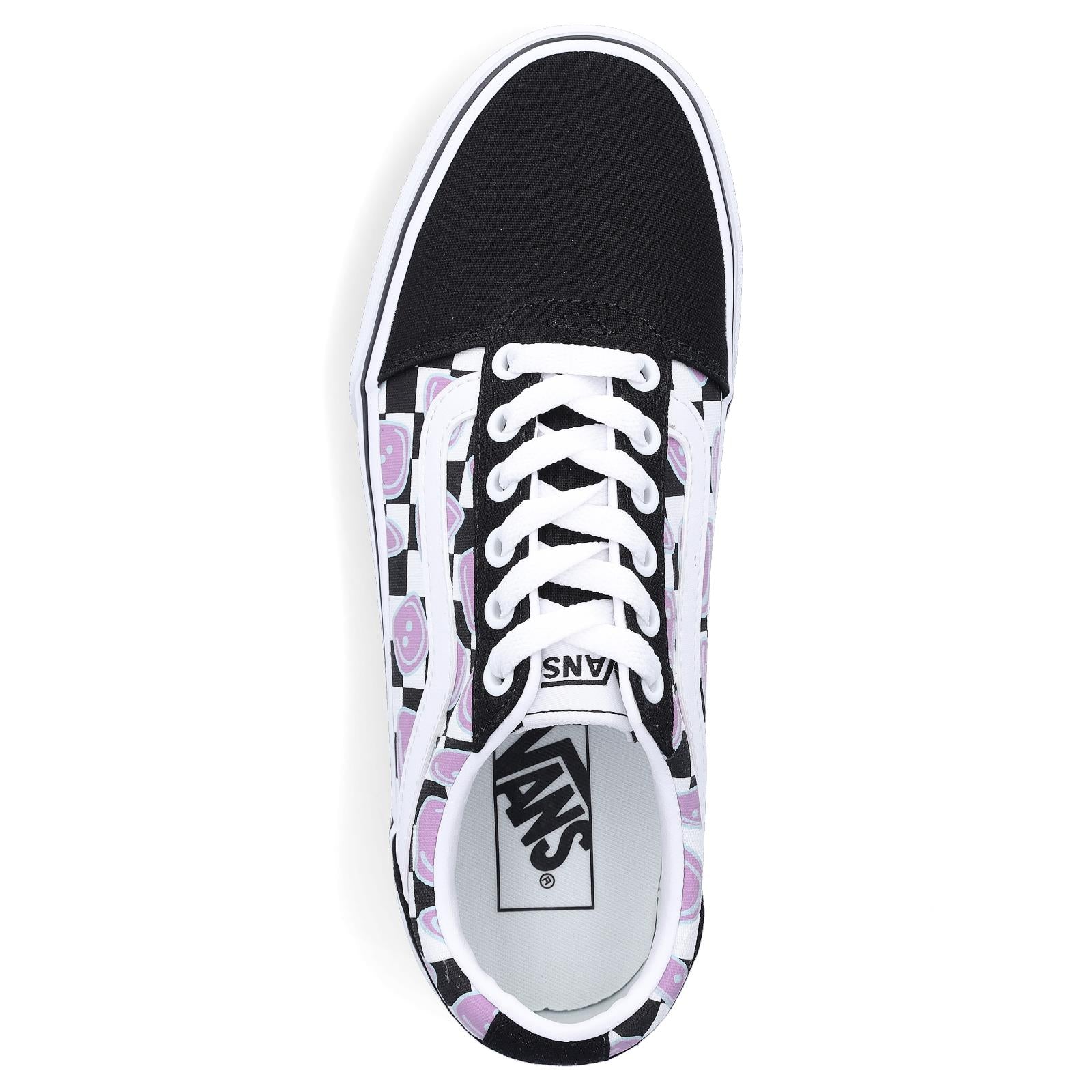 Vans Damen Sneaker Ward schwarz smiley