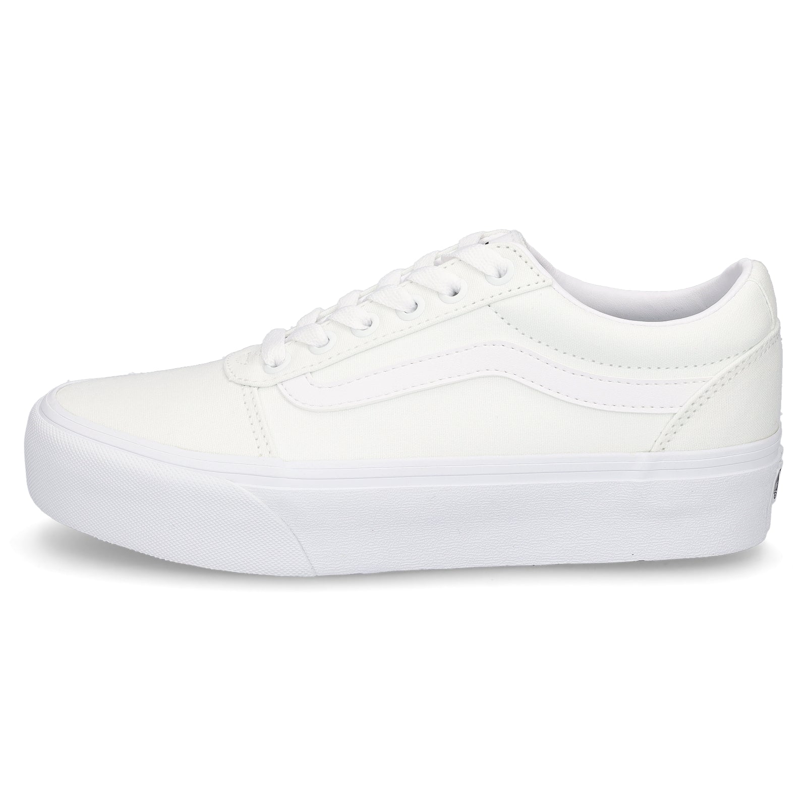 Vans Women's Ward Platform Sneaker Off White