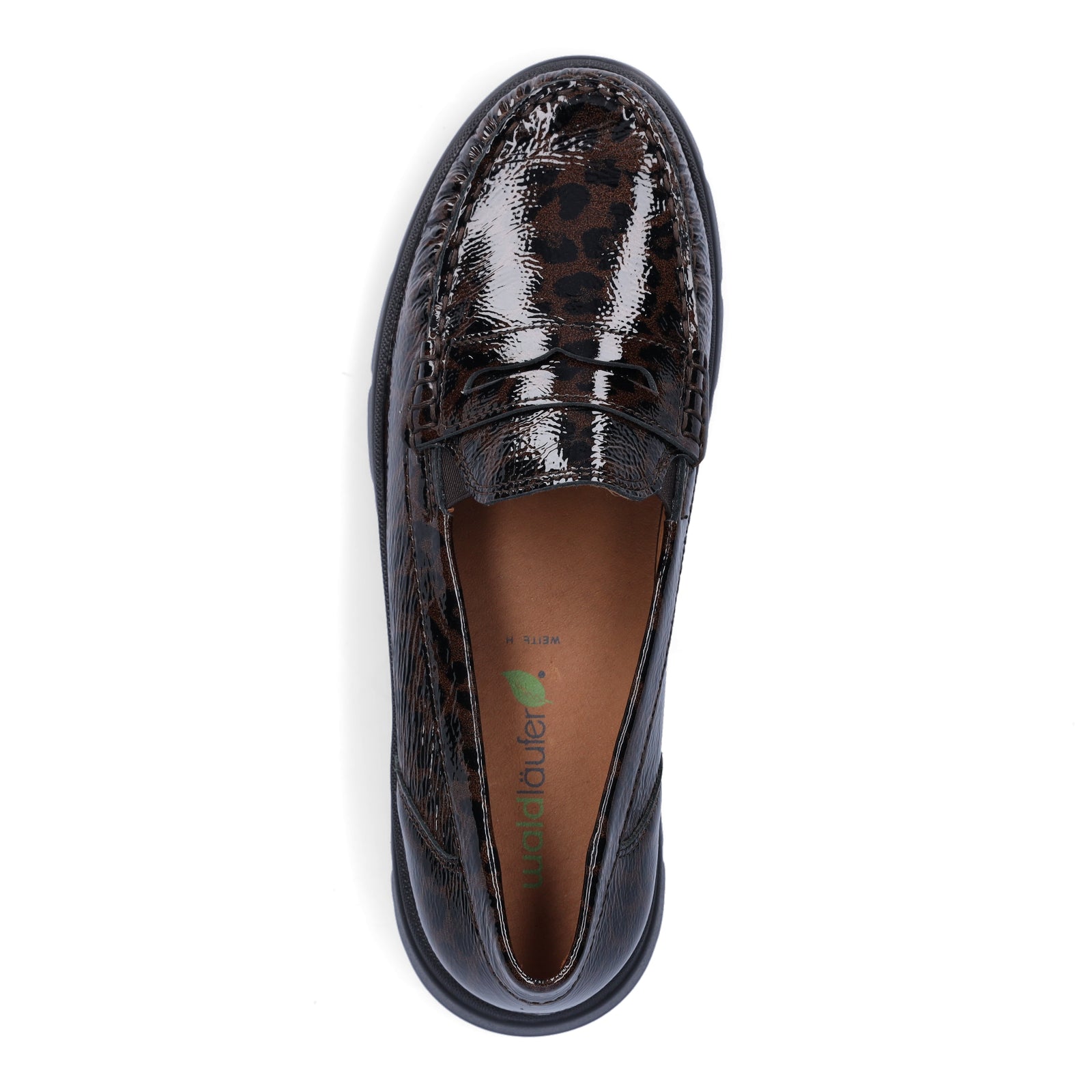 Waldläufer Damen Slipper Pina braun leo