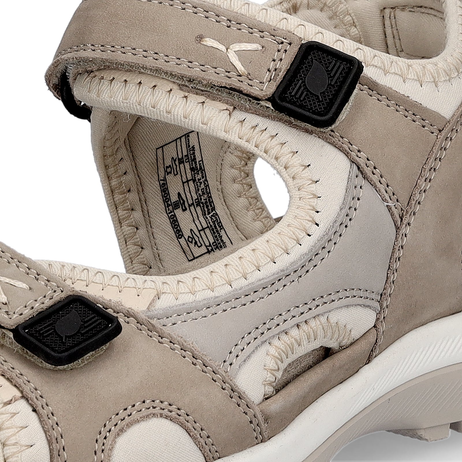 Waldläufer Women's Trekking Sandal H-Sora Beige
