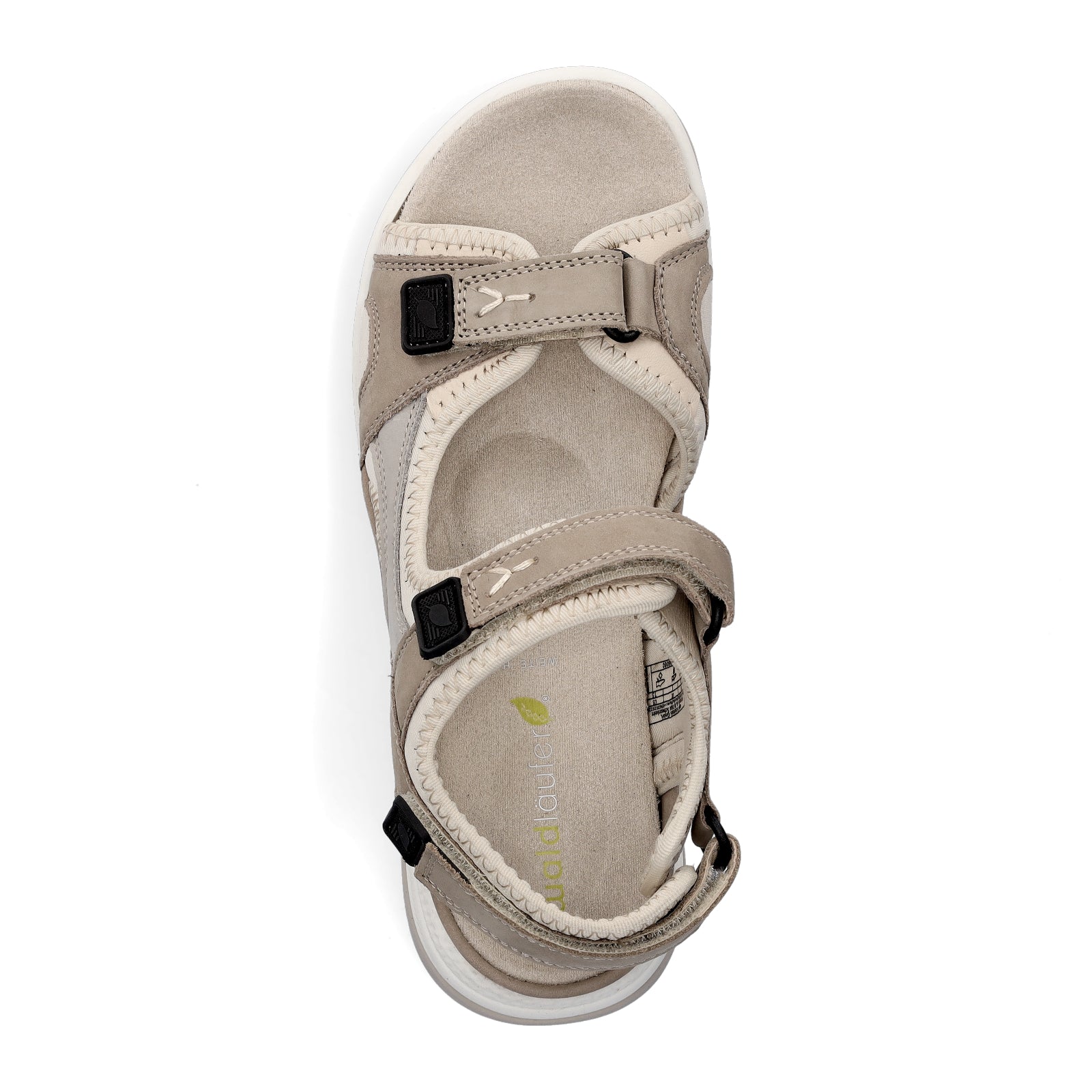 Waldläufer Women's Trekking Sandal H-Sora Beige