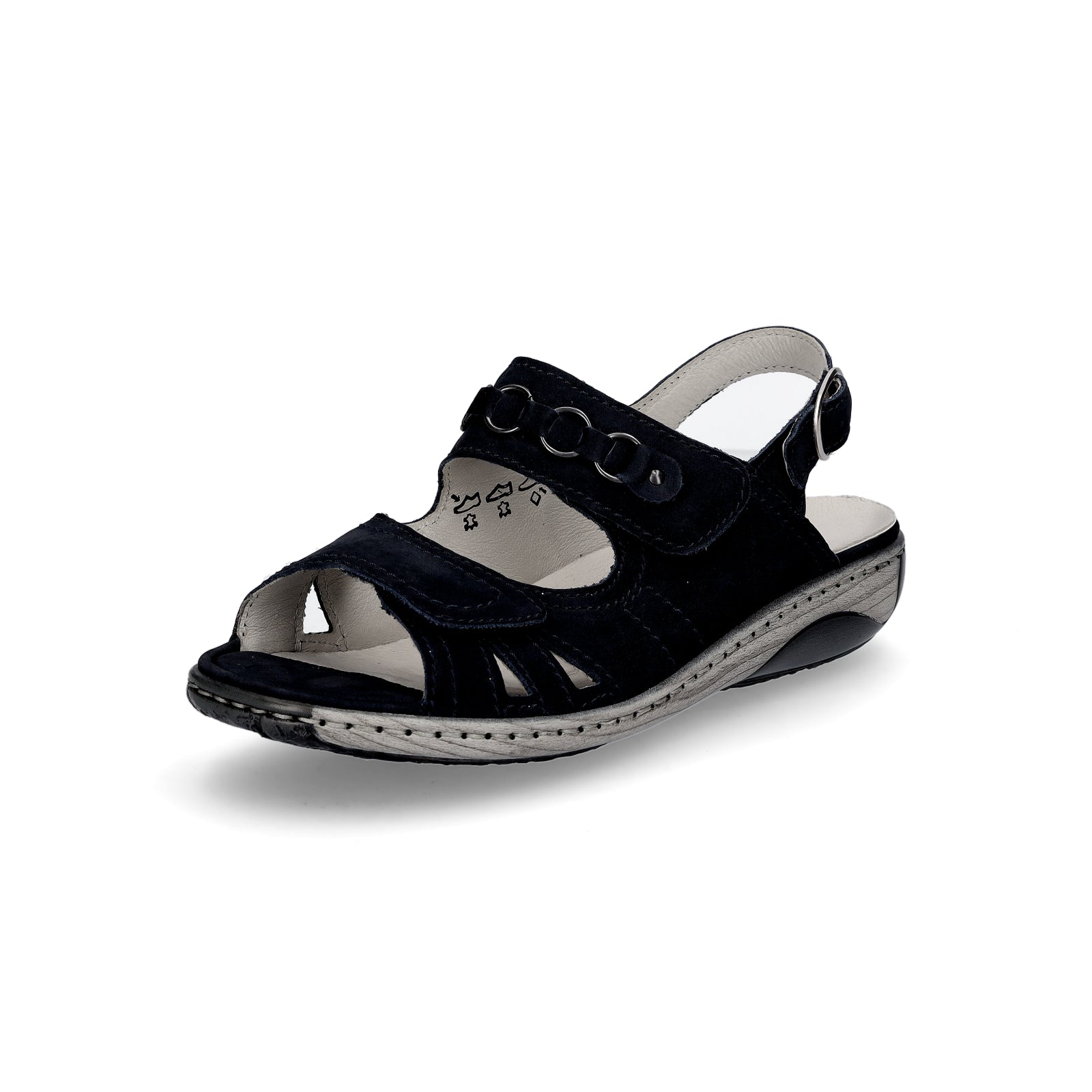 Waldläufer Women's Sandal Garda dark blue
