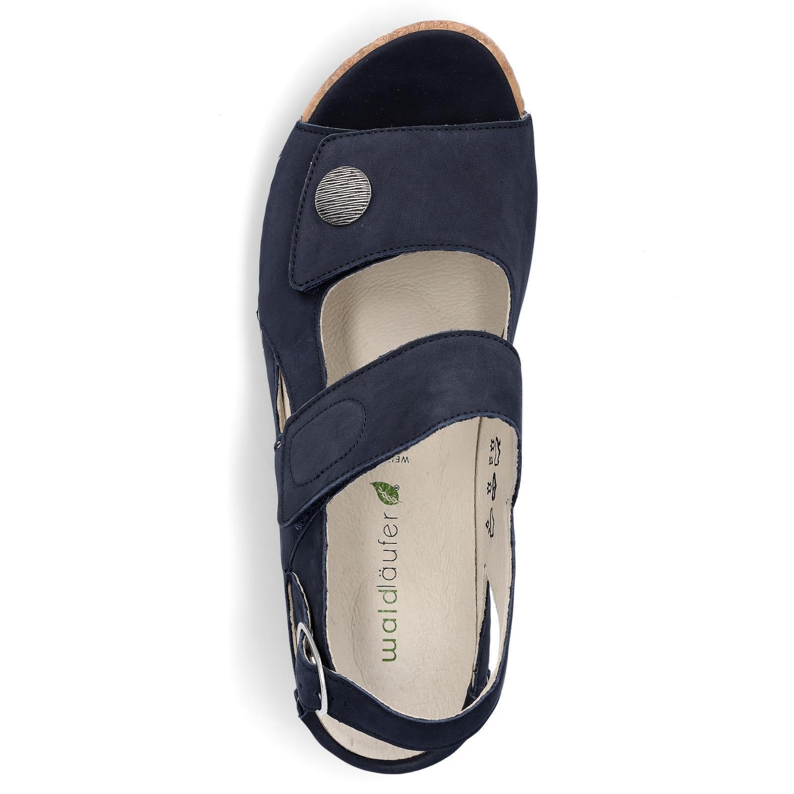 Waldläufer Damen Sandale Heliett marine blau