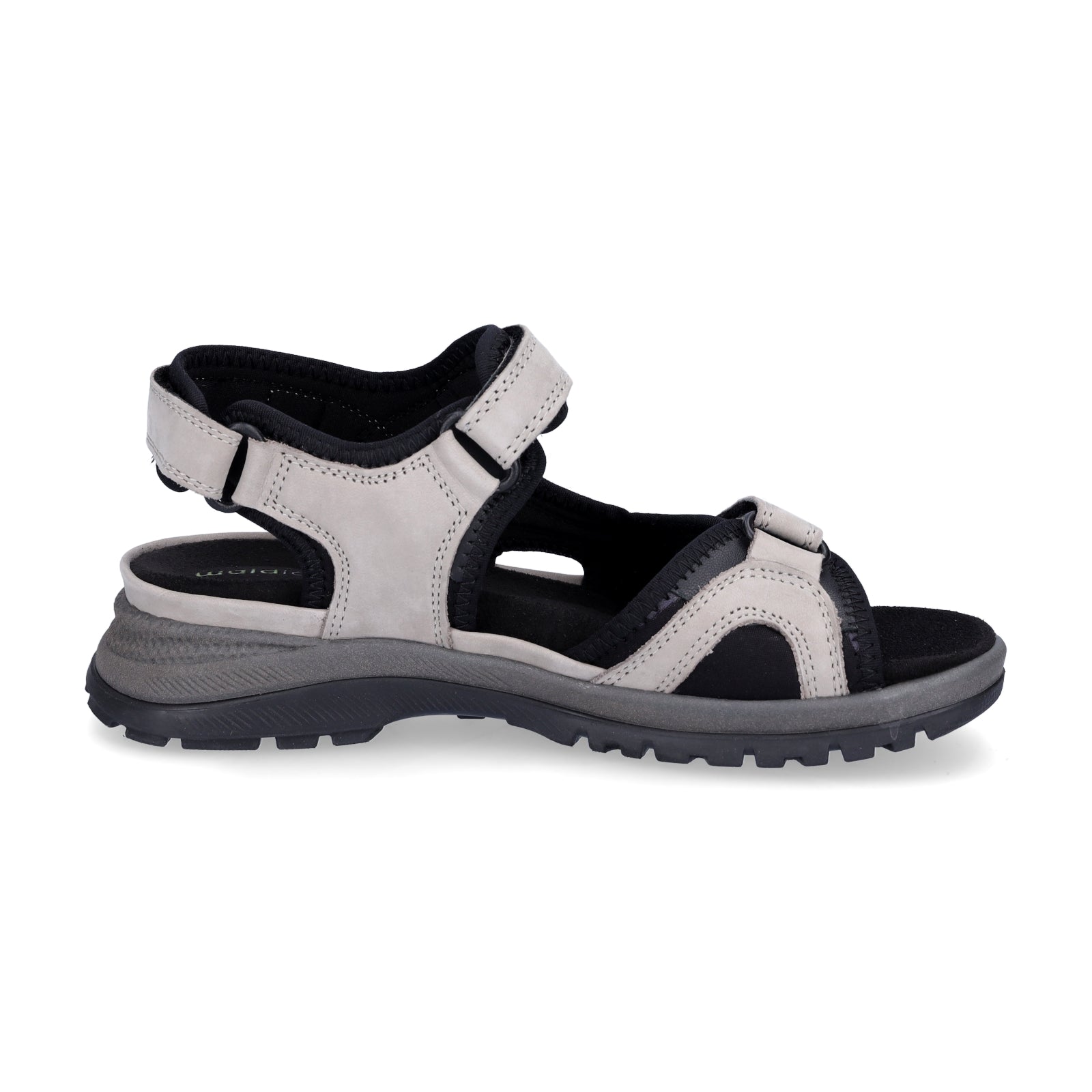 Waldläufer women's trekking sandal Sora grey black