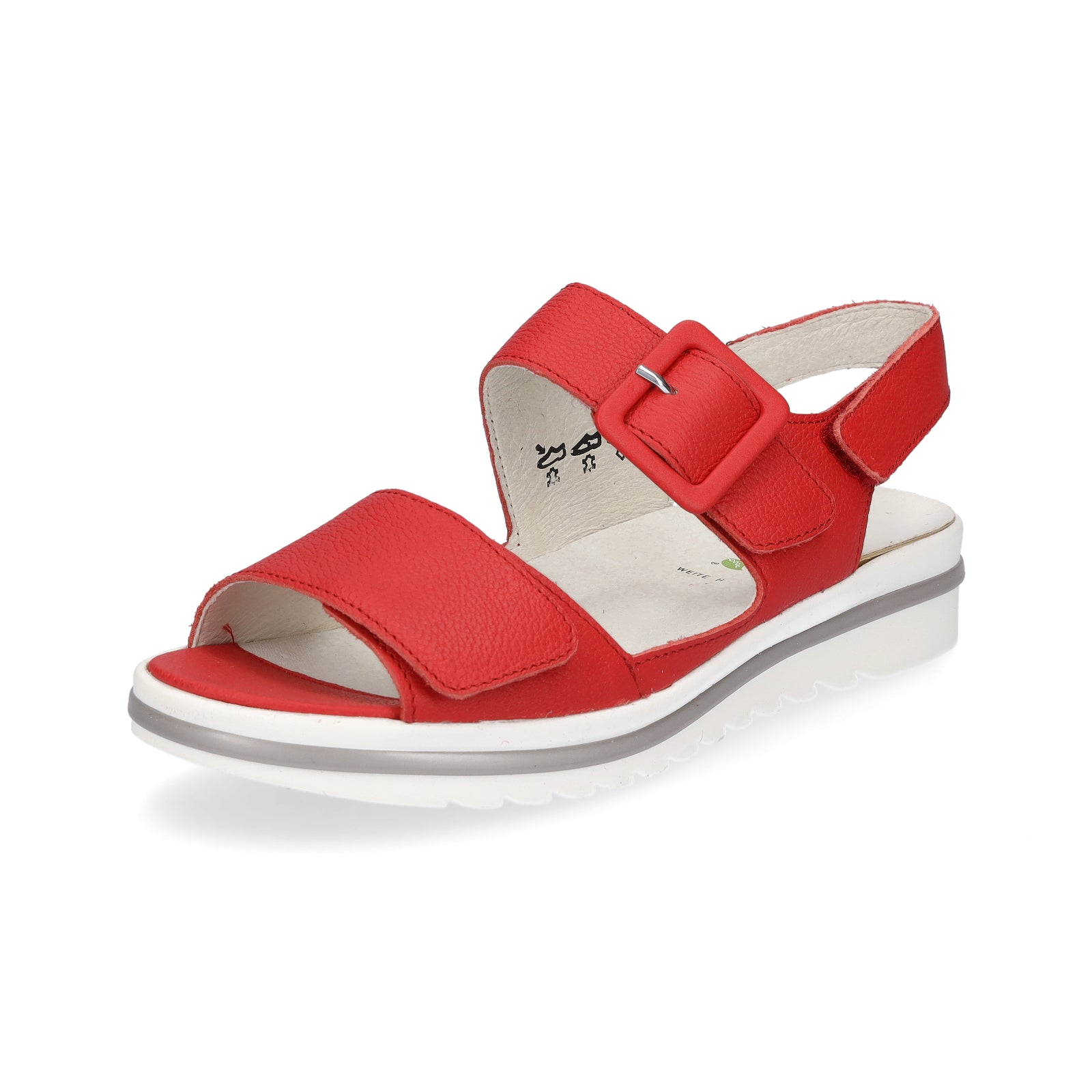 Waldläufer Damen Sandale rot