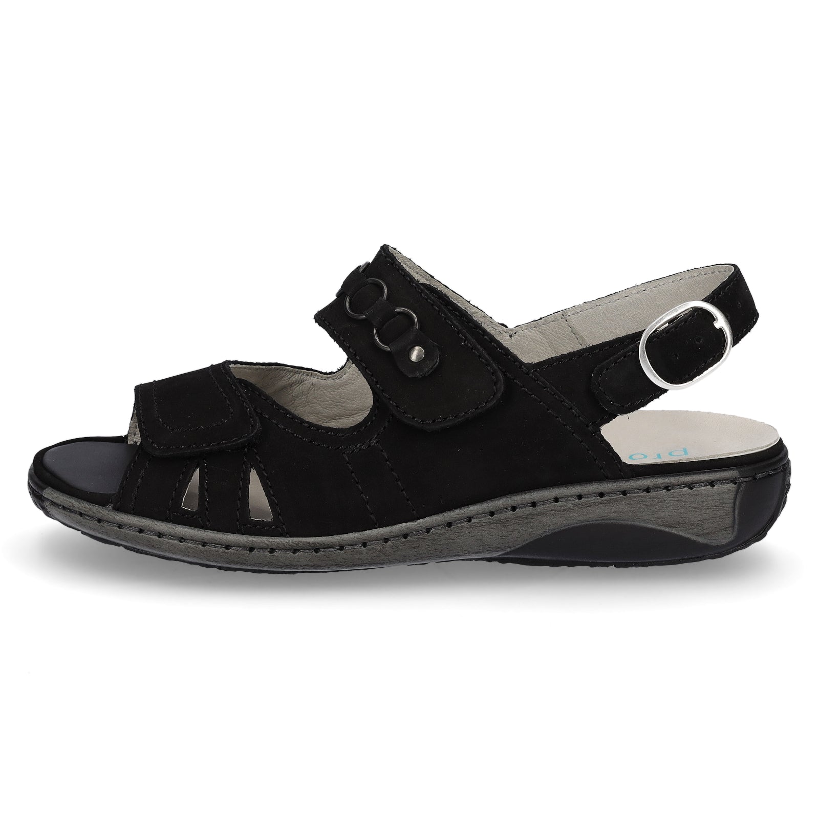 Waldläufer women's sandal Garda black