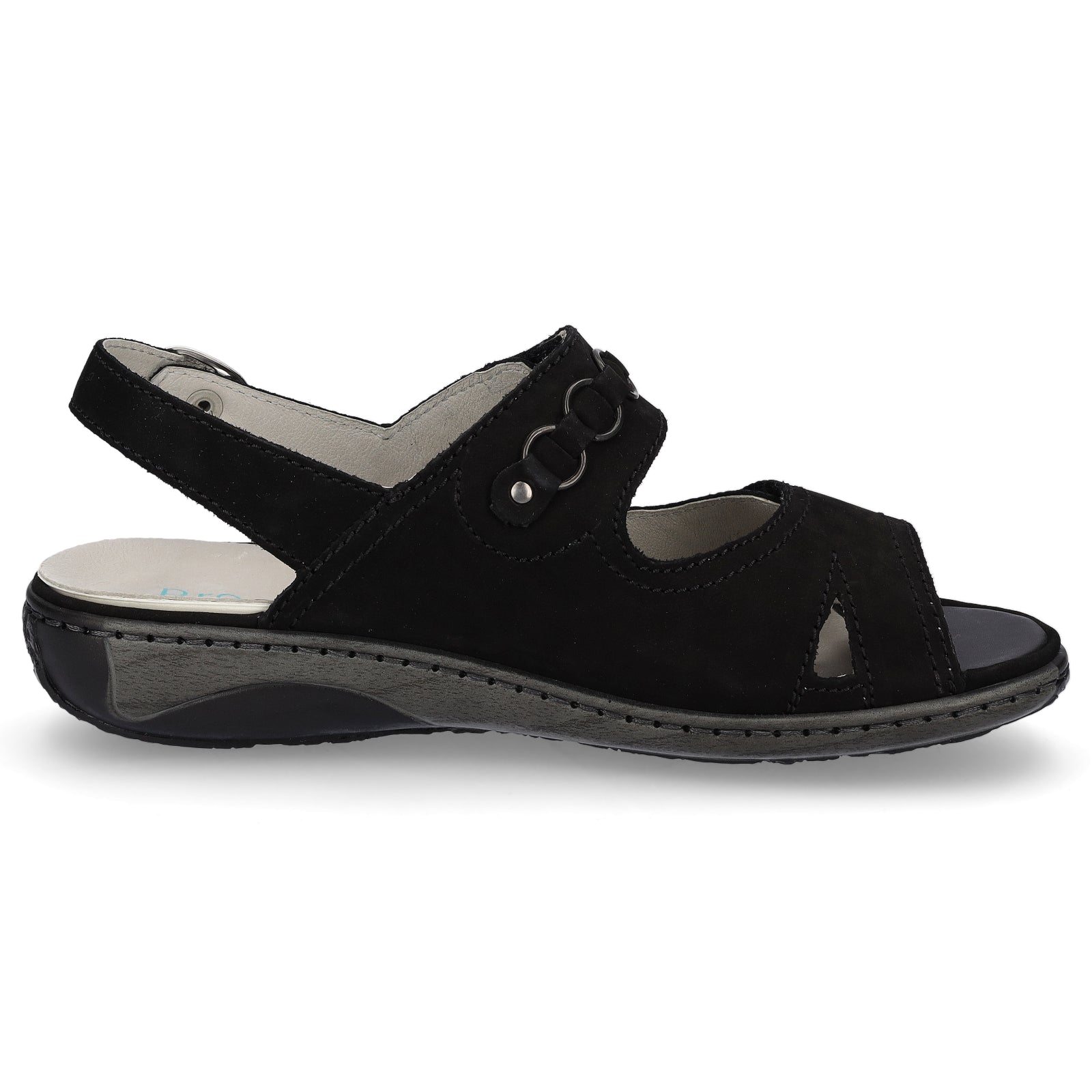 Waldläufer women's sandal Garda black