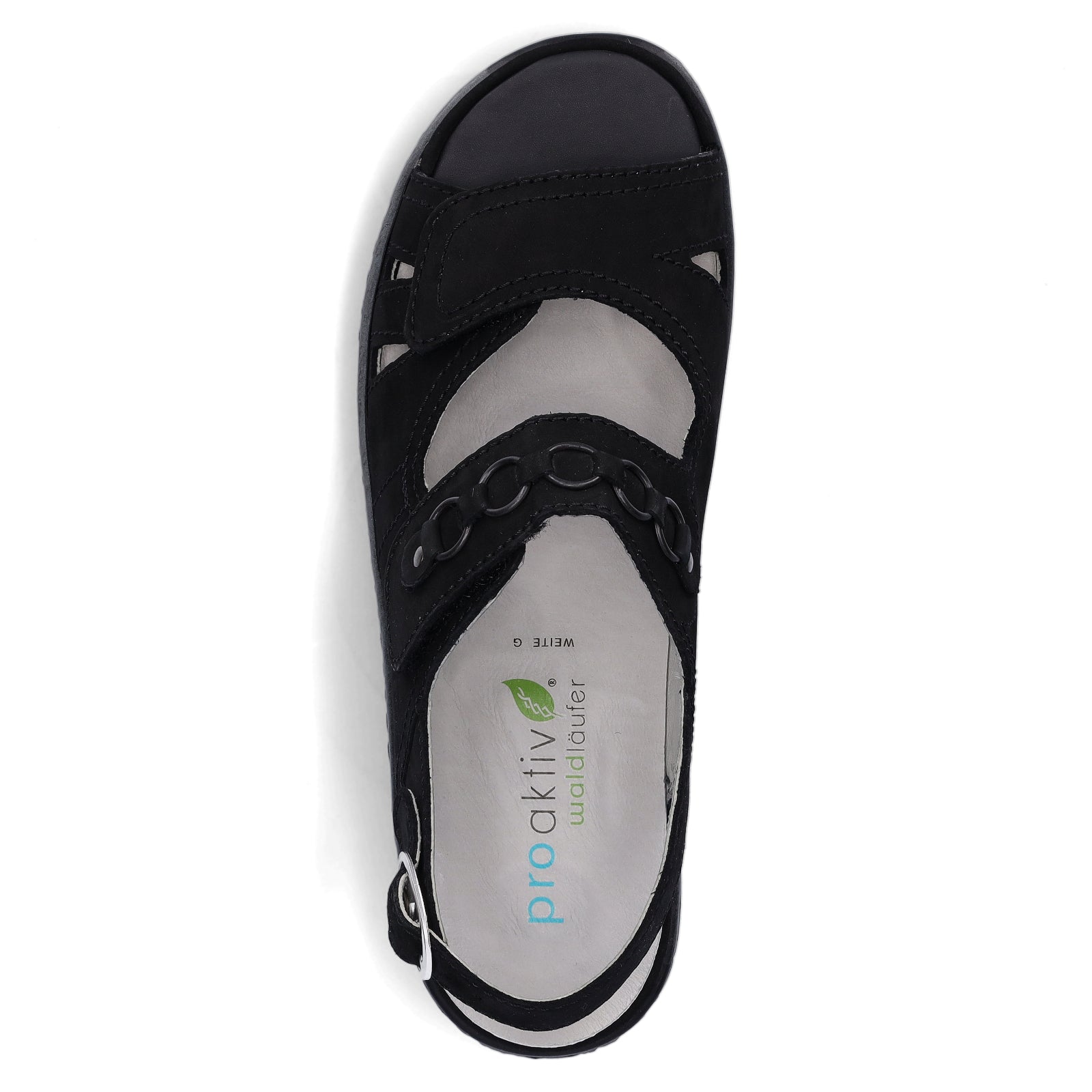Waldläufer women's sandal Garda black