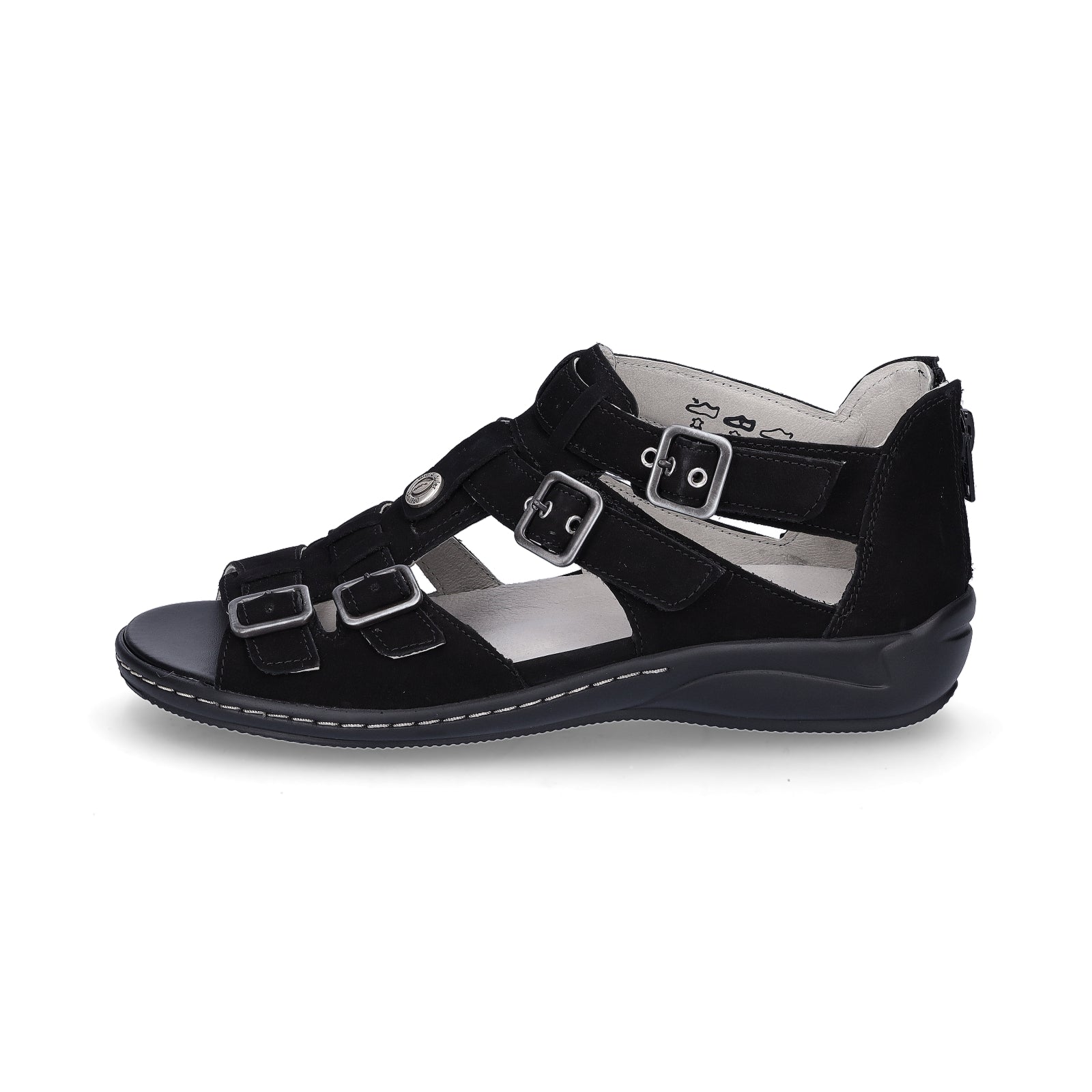 Waldläufer women's sandal Hilena black