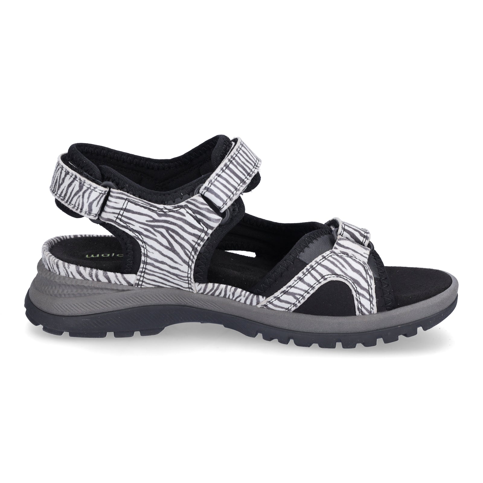 Waldläufer Women's Trekking Sandal H-Sora Zebra