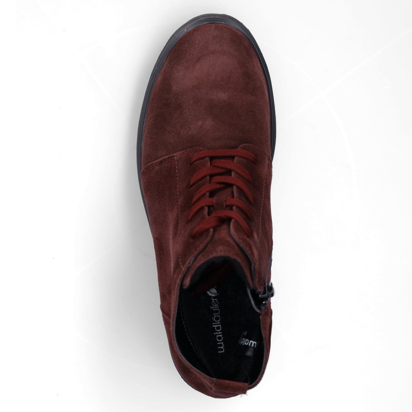 Waldläufer Damen Schnürstiefelette Luise bordeaux