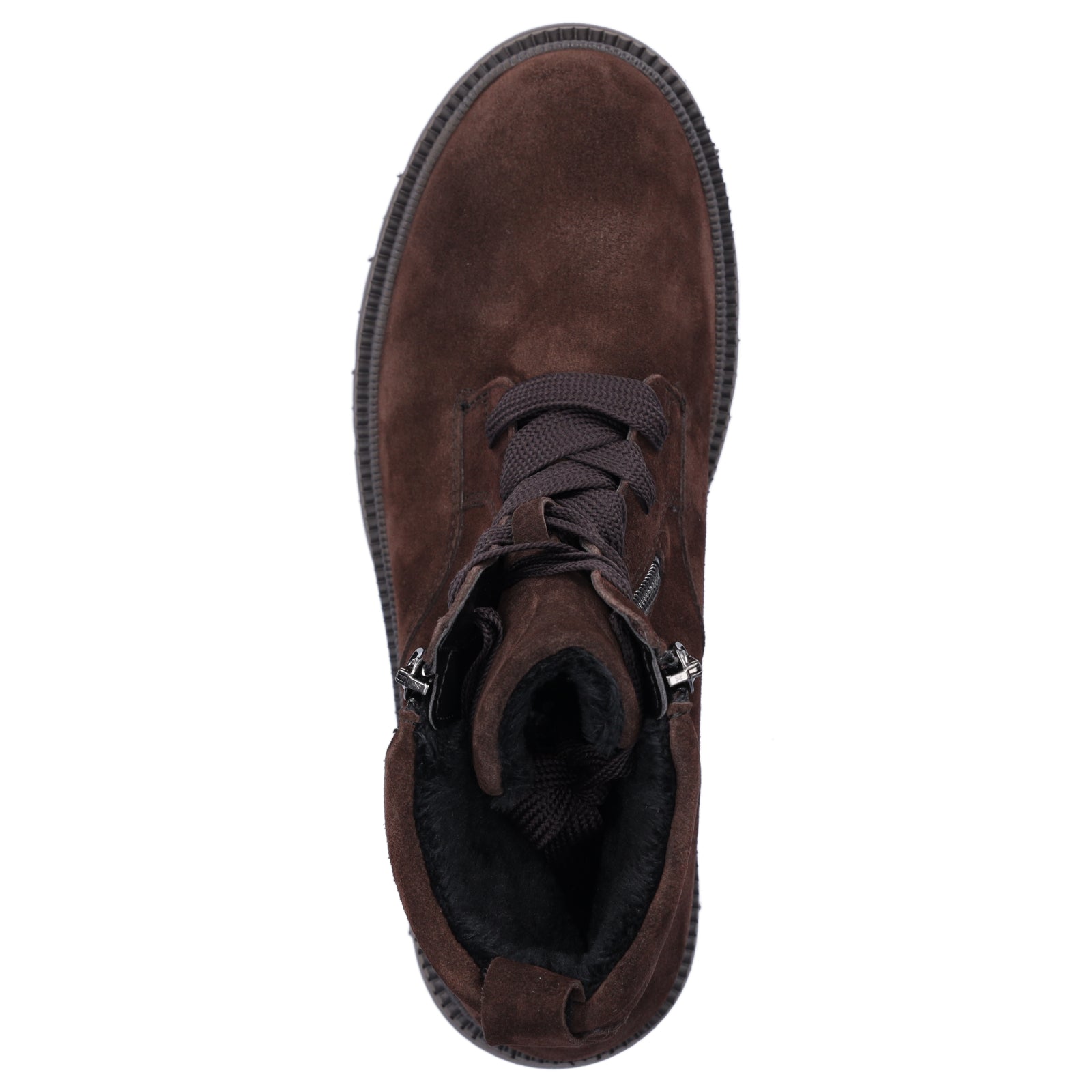 Waldläufer women's lace-up boot Amara brown