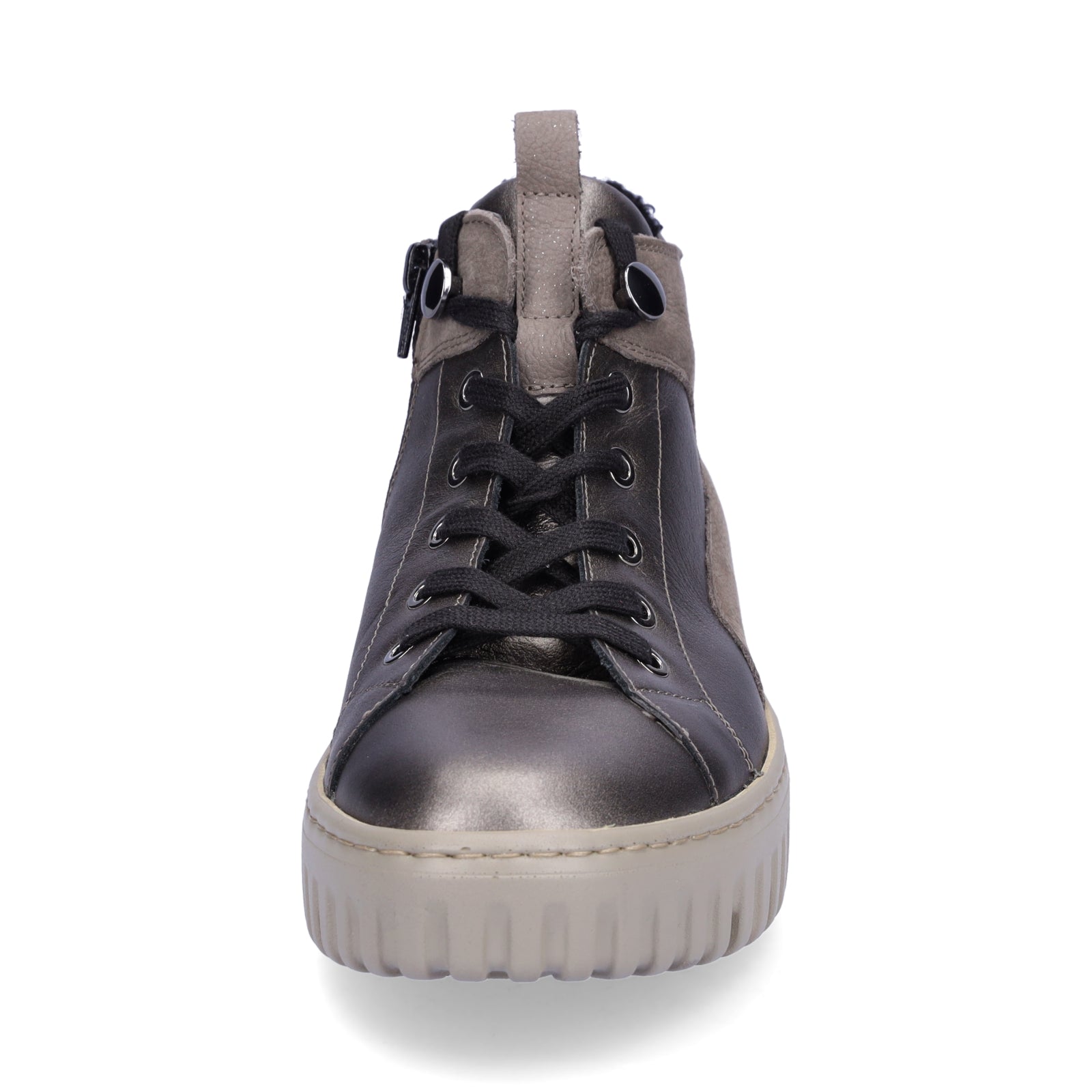 Waldläufer Damen Stiefelette Livia taupe metallic