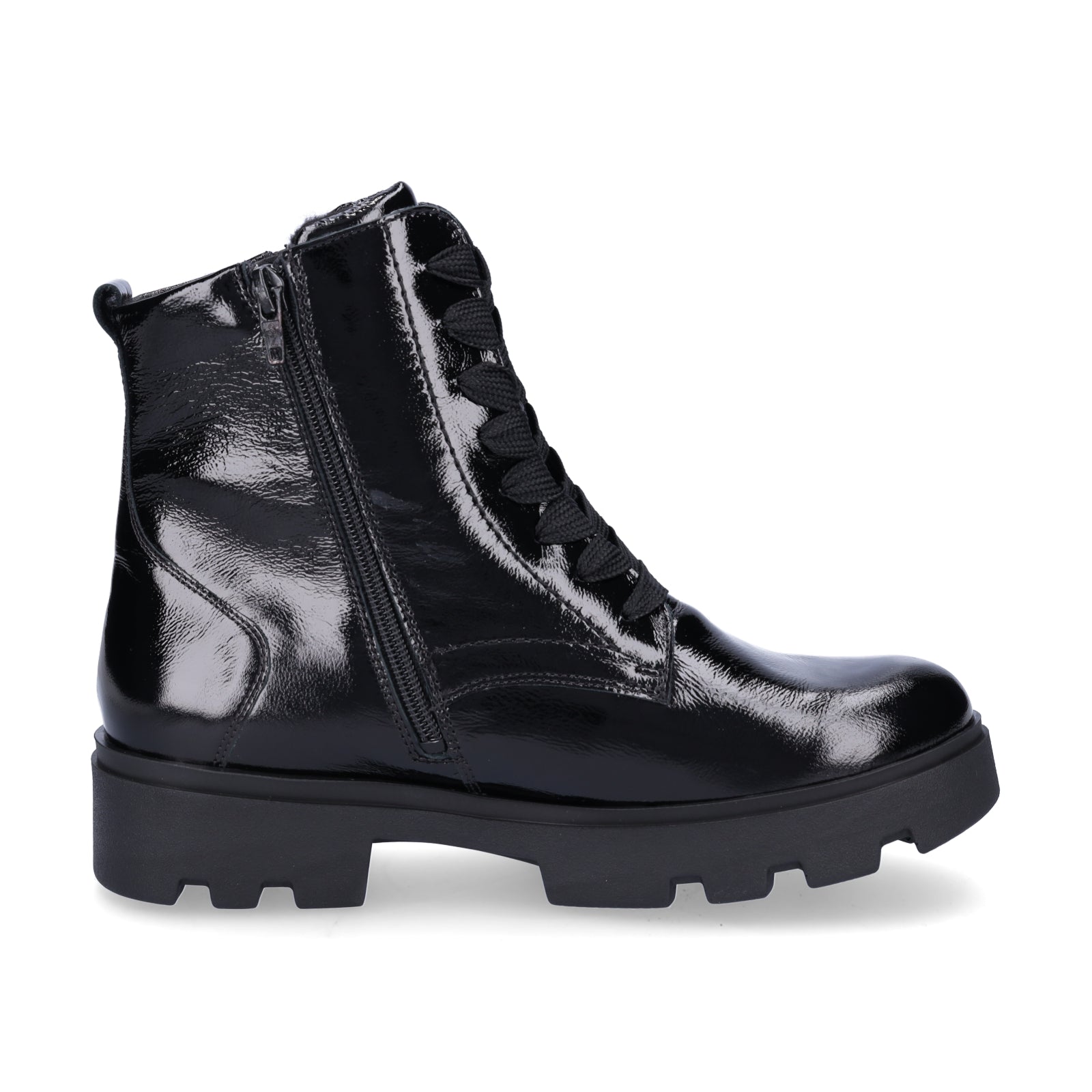 Waldläufer women's lace-up boot Dani black
