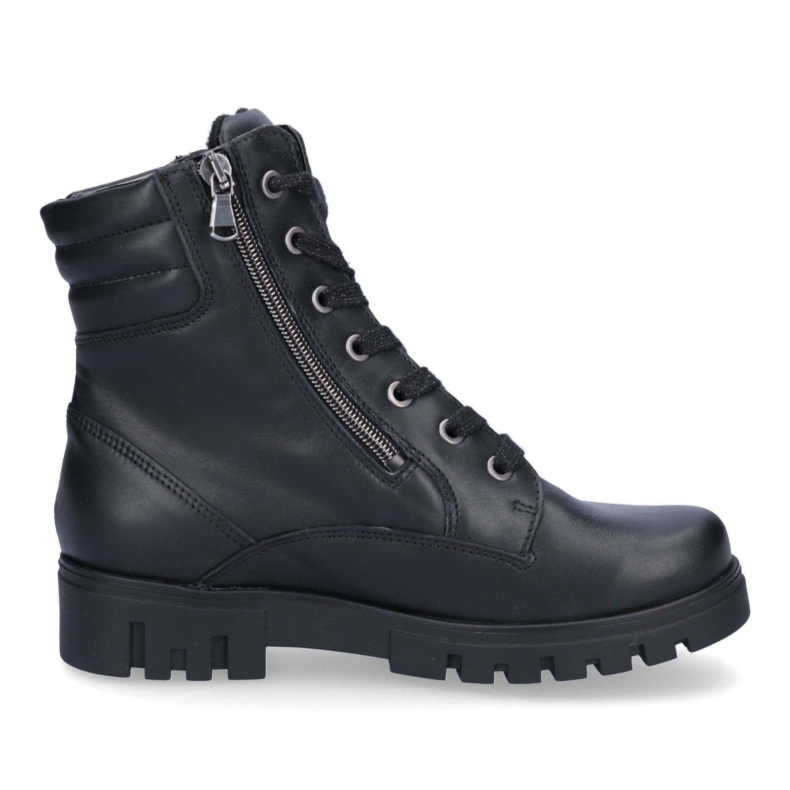 Waldläufer Damen Schnürboot Serena schwarz