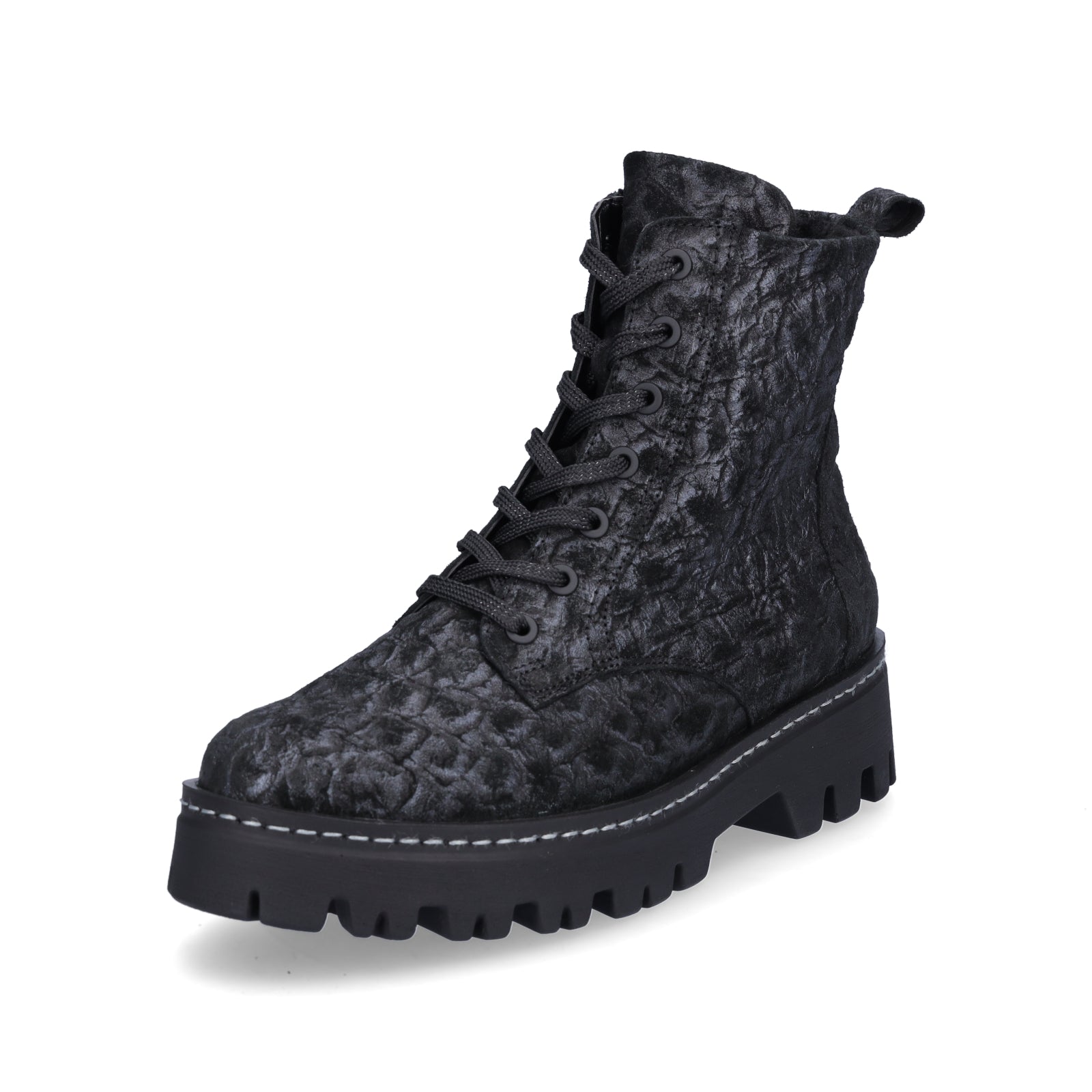 Waldläufer Damen Stiefelette London schwarz