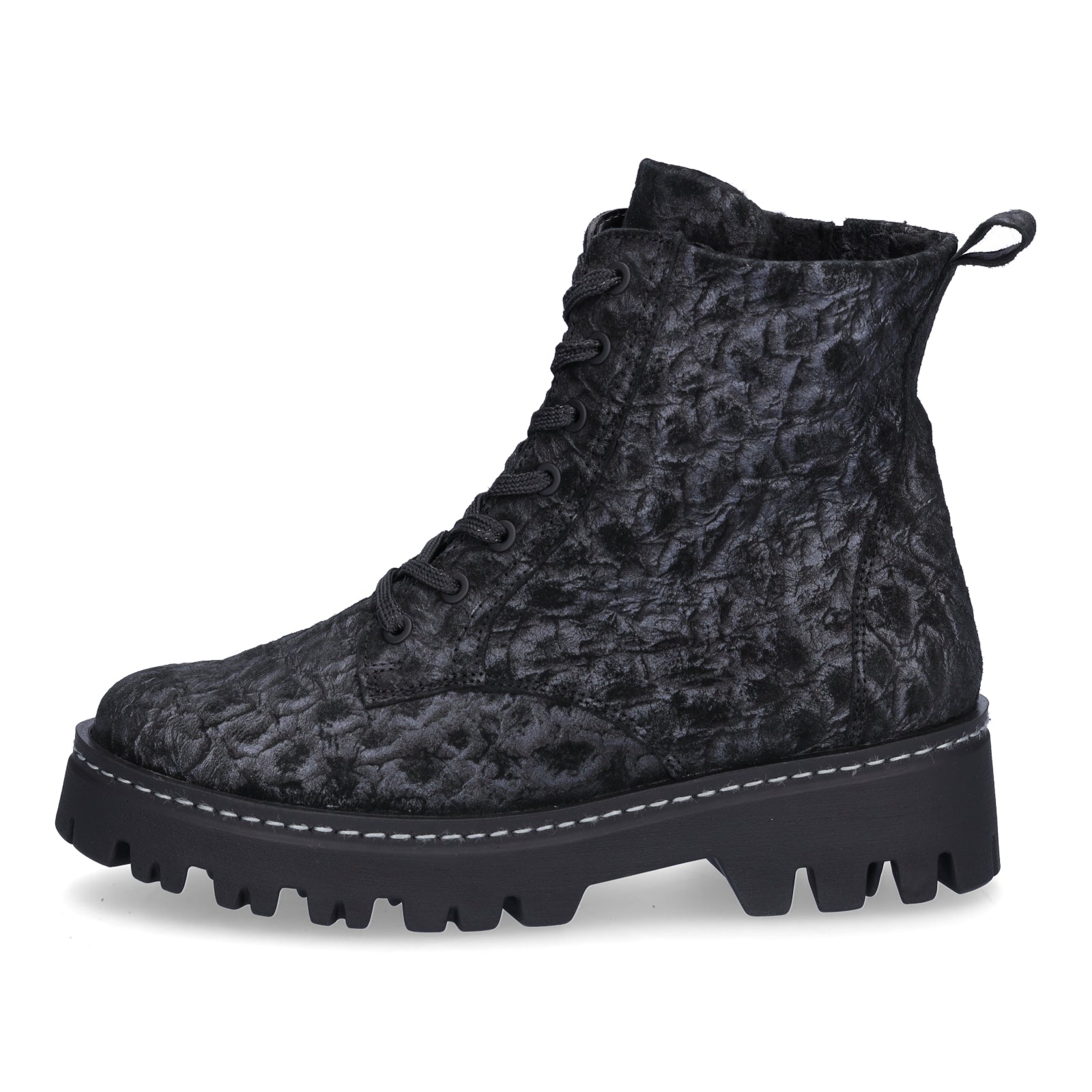 Waldläufer Damen Stiefelette London schwarz
