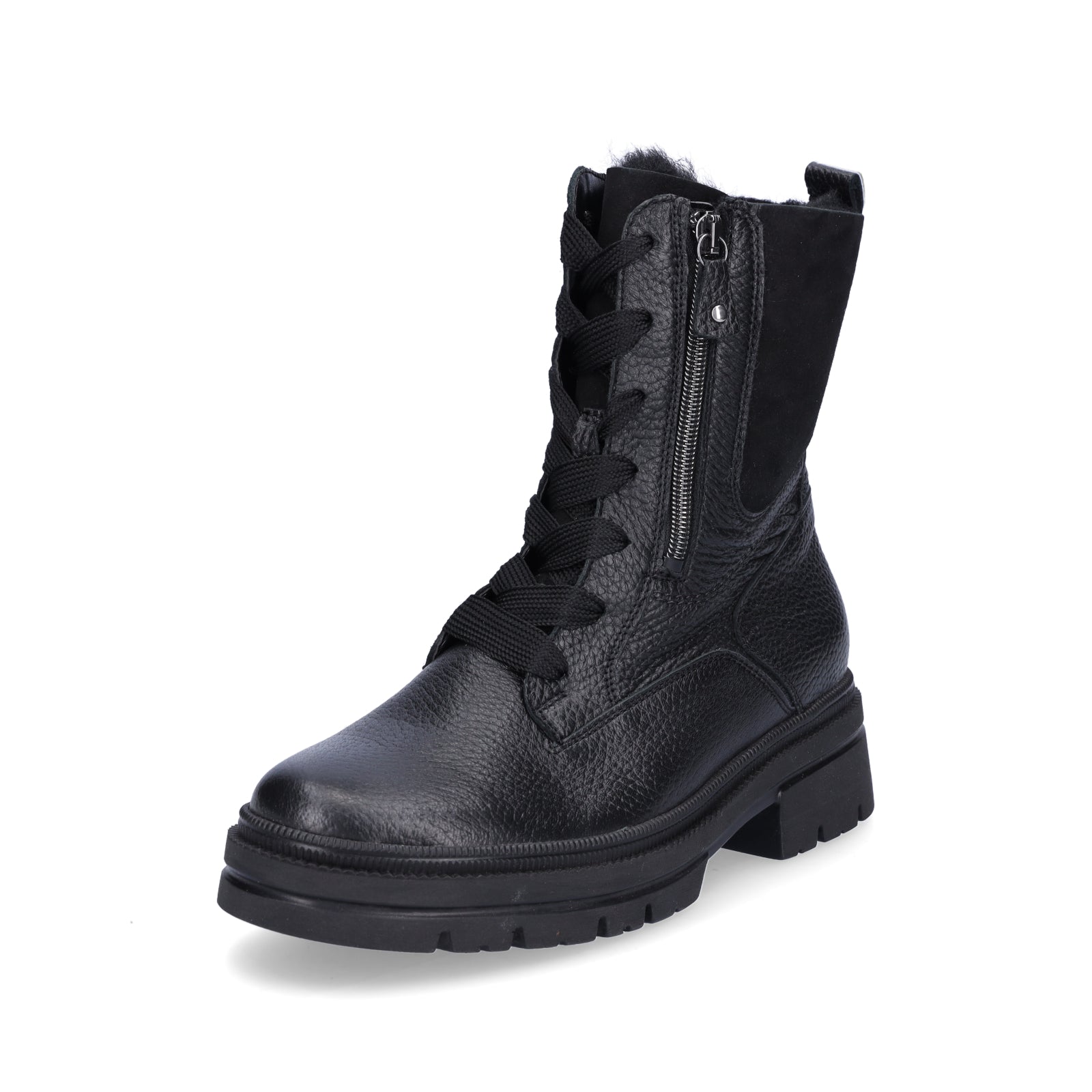 Waldläufer women's lace-up boot Amara black
