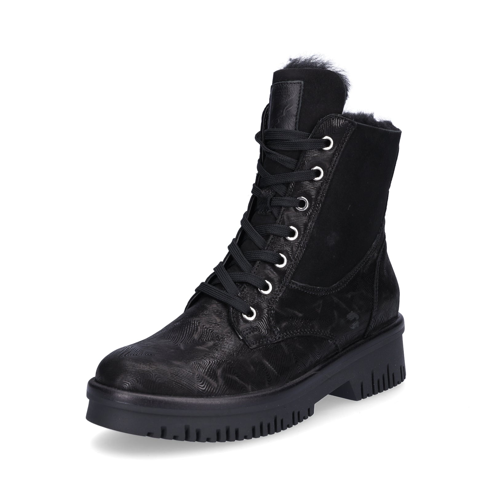 Waldläufer Damen Stiefelette Alea schwarz