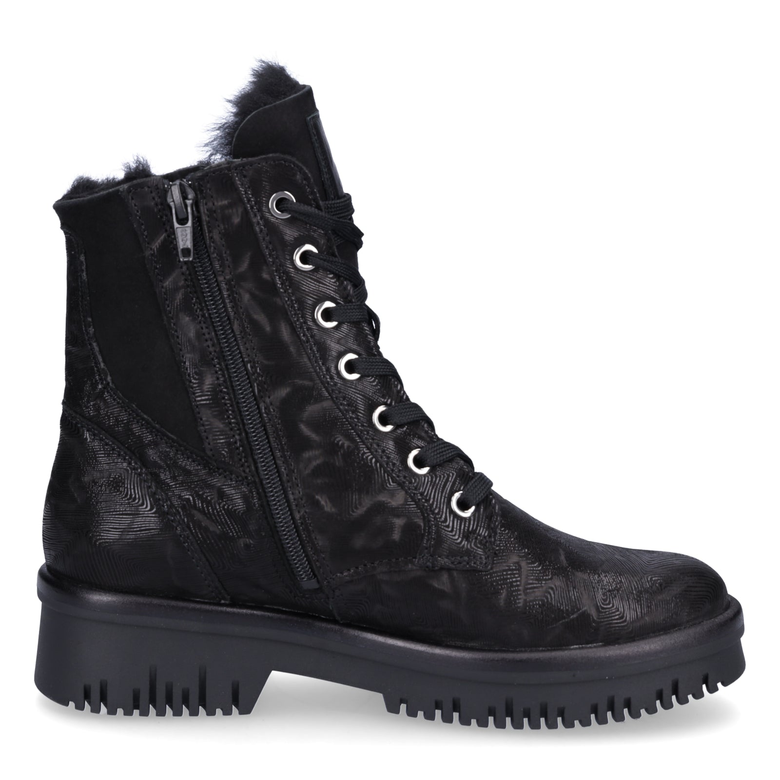 Waldläufer Damen Stiefelette Alea schwarz