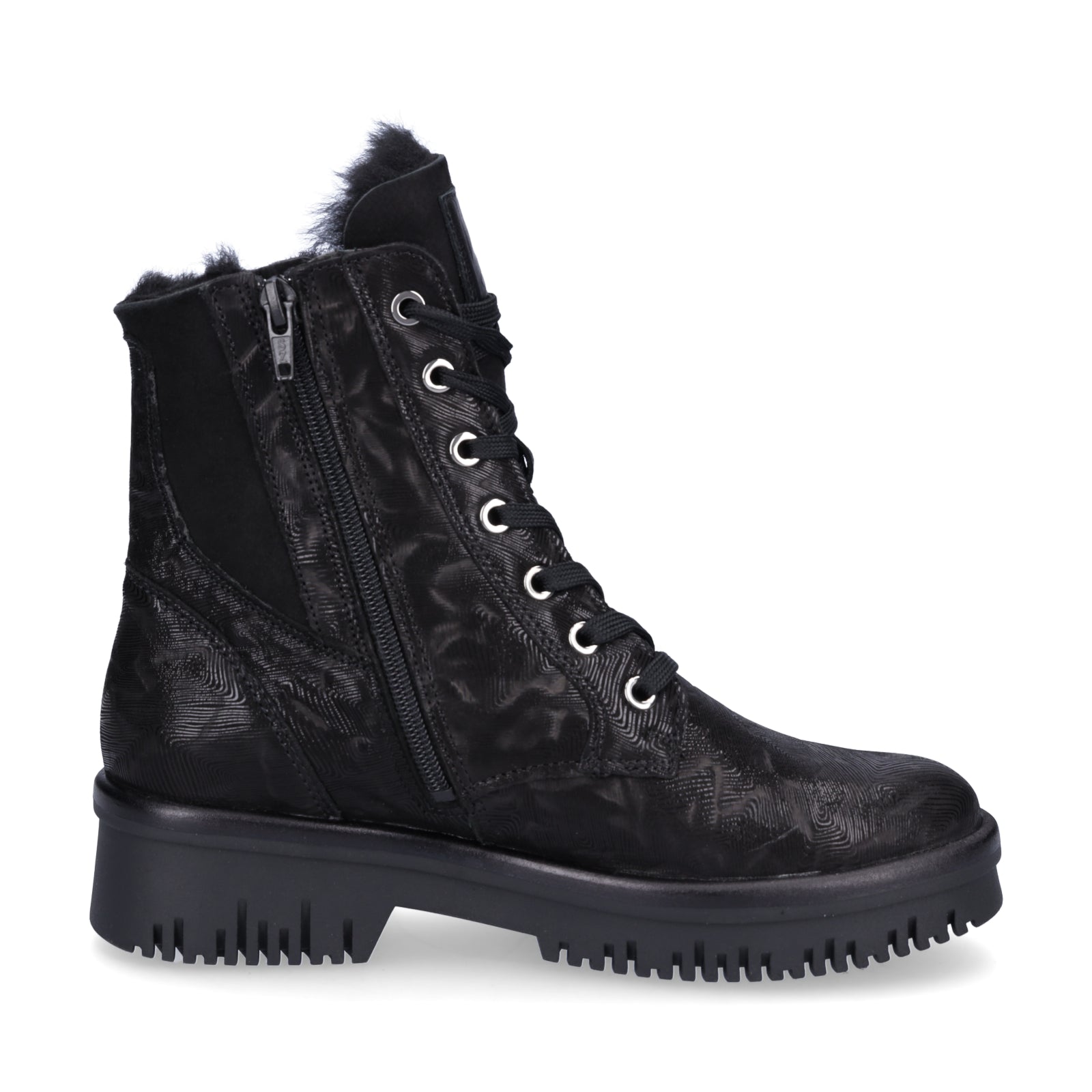 Waldläufer Damen Stiefelette Alea schwarz