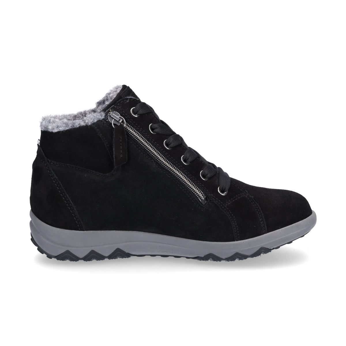 Waldläufer Women's Lace-up Boot Teresa black