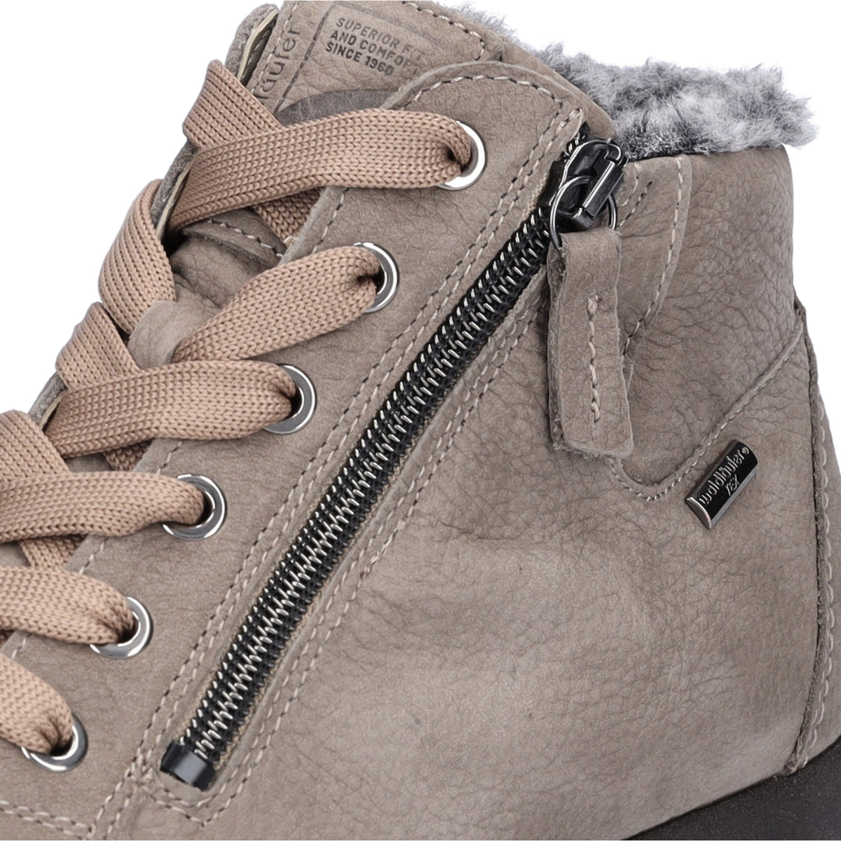 Waldläufer Damen Schnürboot Teresa taupe