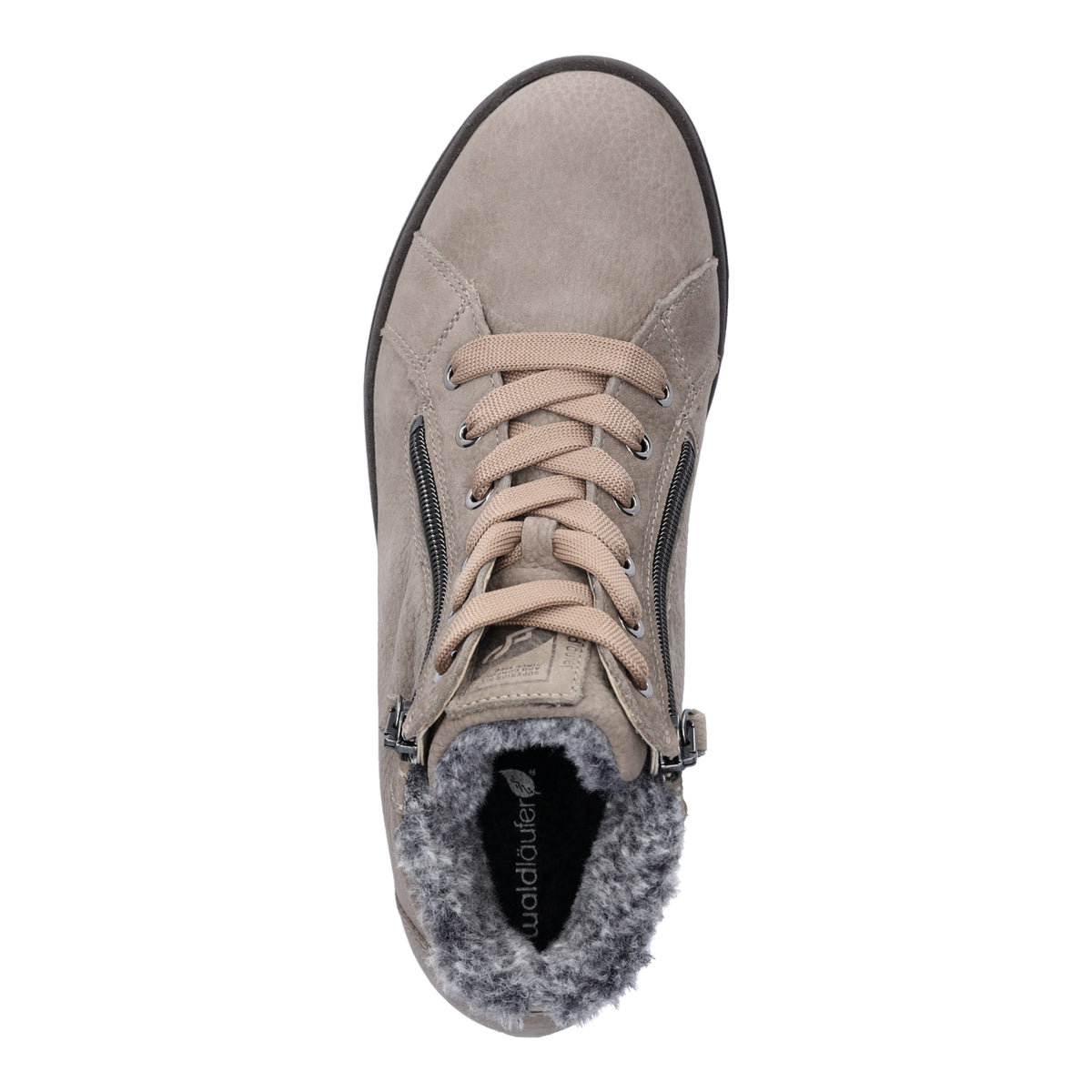 Waldläufer Damen Schnürboot Teresa taupe