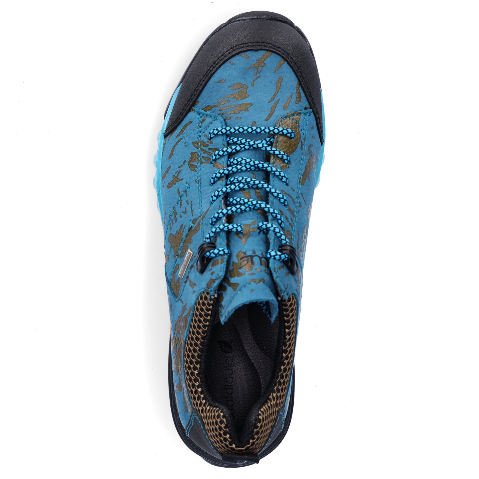 Waldläufer Damen Schnürschuh Amiata türkis
