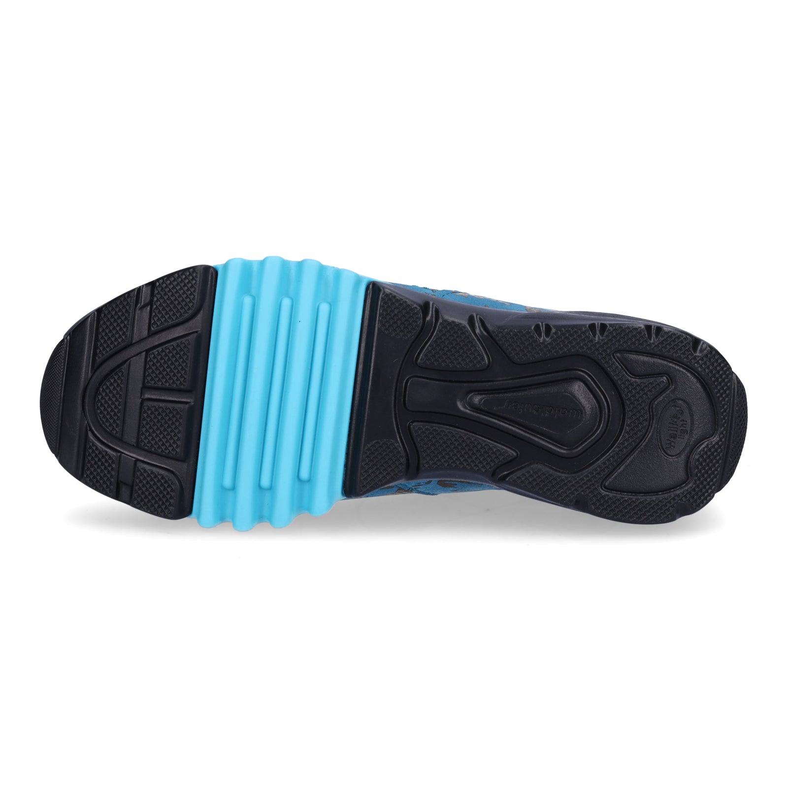 Waldläufer Damen Schnürschuh Amiata türkis